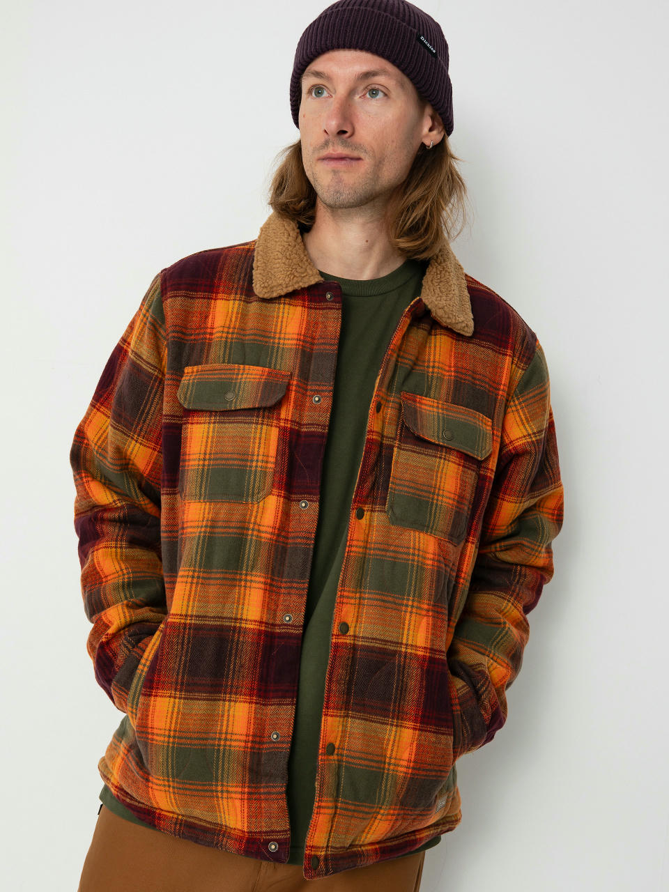 Iriedaily Young Fella Jacket (orange green)