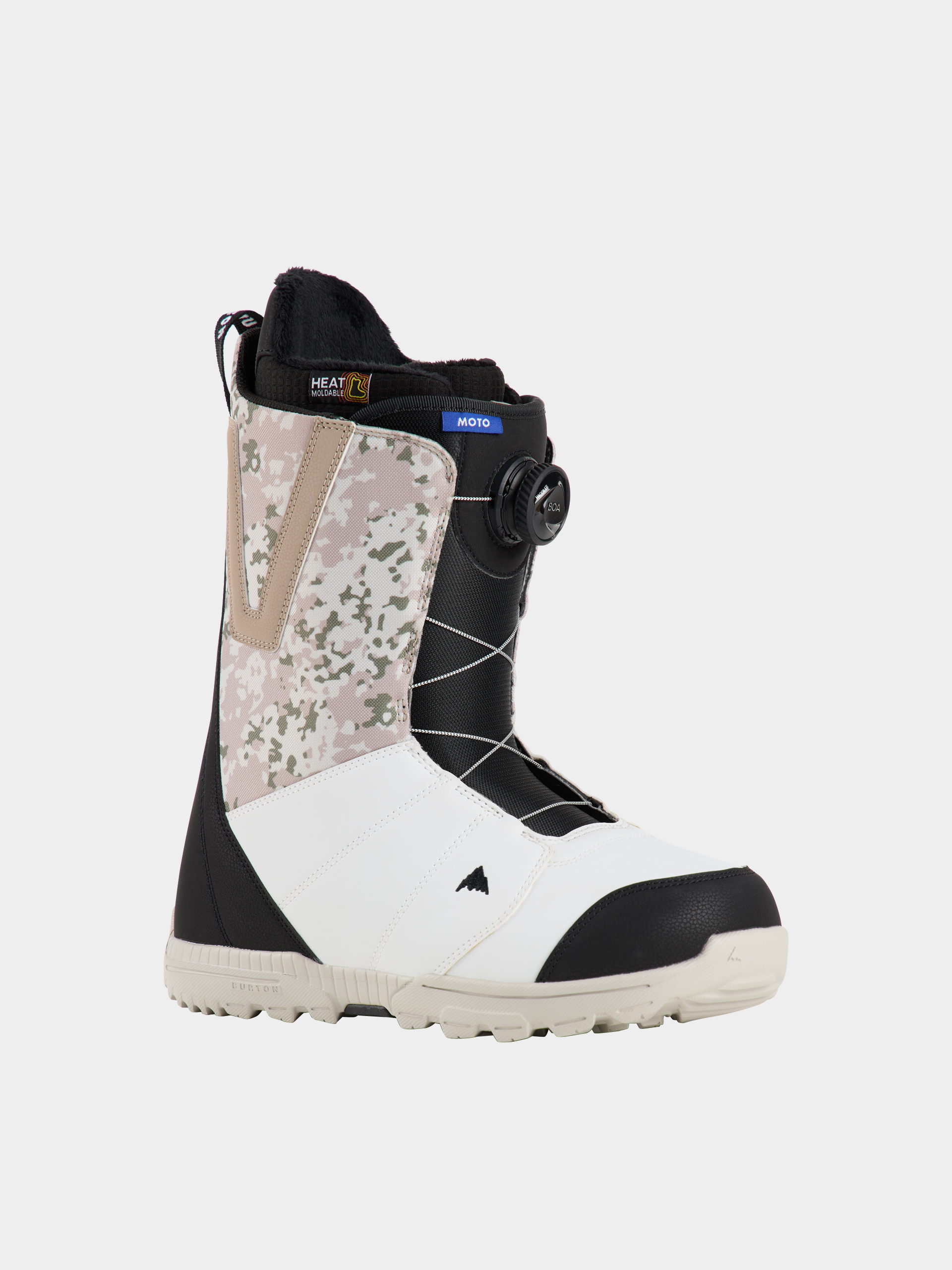 Burton Snowboard boots Moto Boa (black/white/snowfall camo)