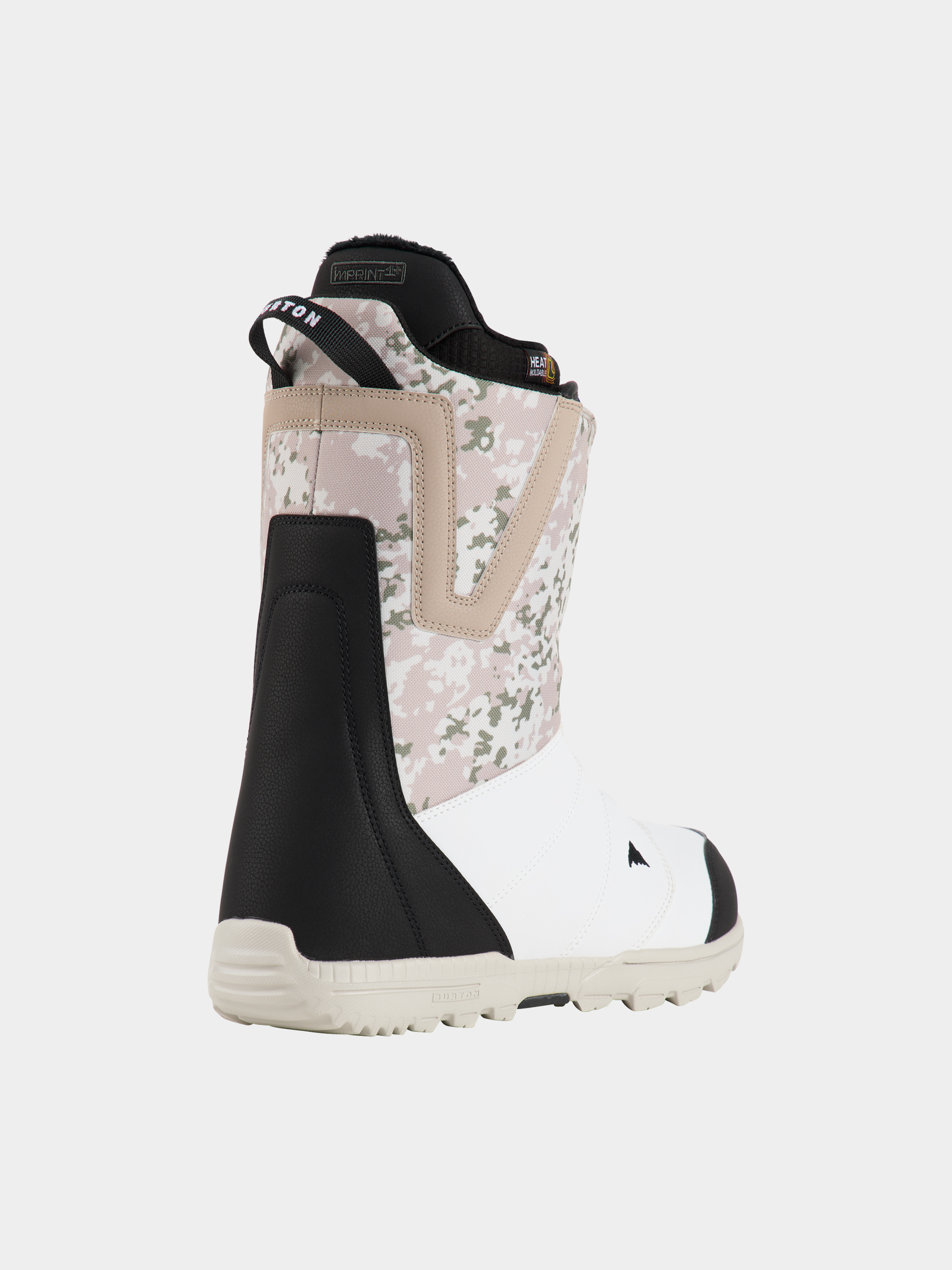 Mens Burton Snowboard boots Moto Boa (black/white/snowfall camo)