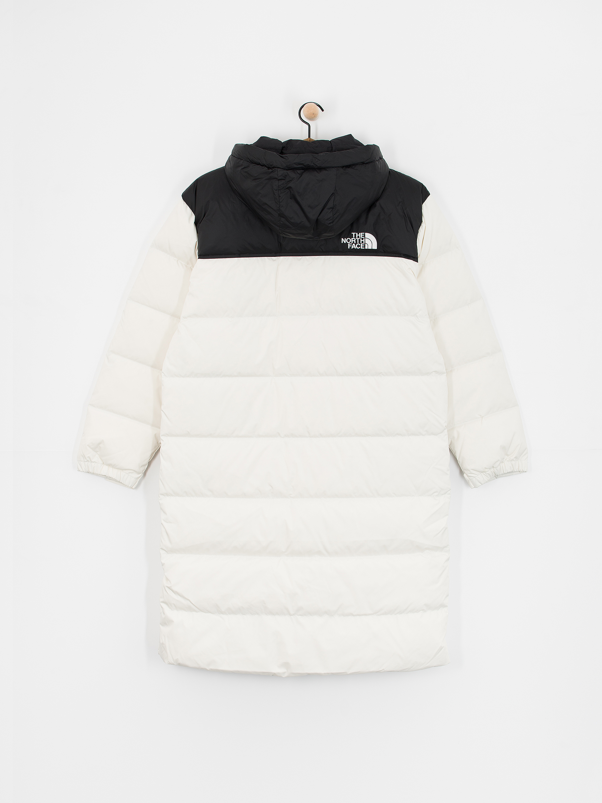 The North Face Jacke Nuptse Parka (white dune/tnf black)