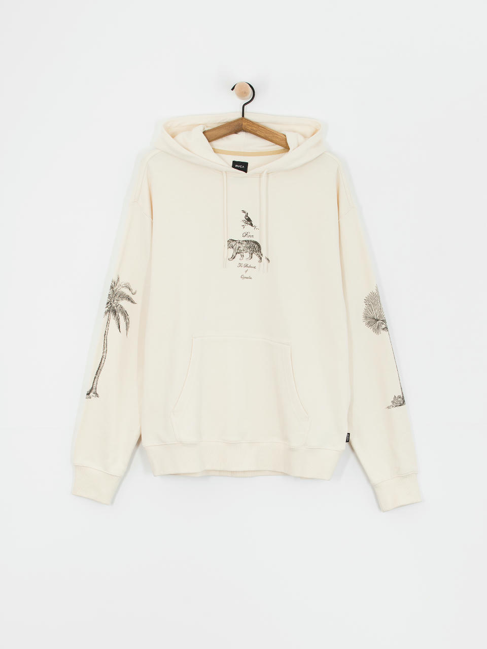 RVCA Tiger Style HD Hoodie (salt)