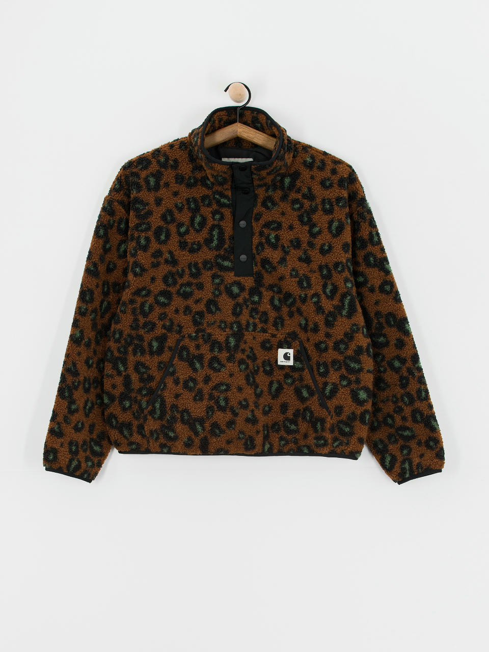 Carhartt WIP Fleece  Elliot Wmn (camo leo jacquard/tamarind/black)