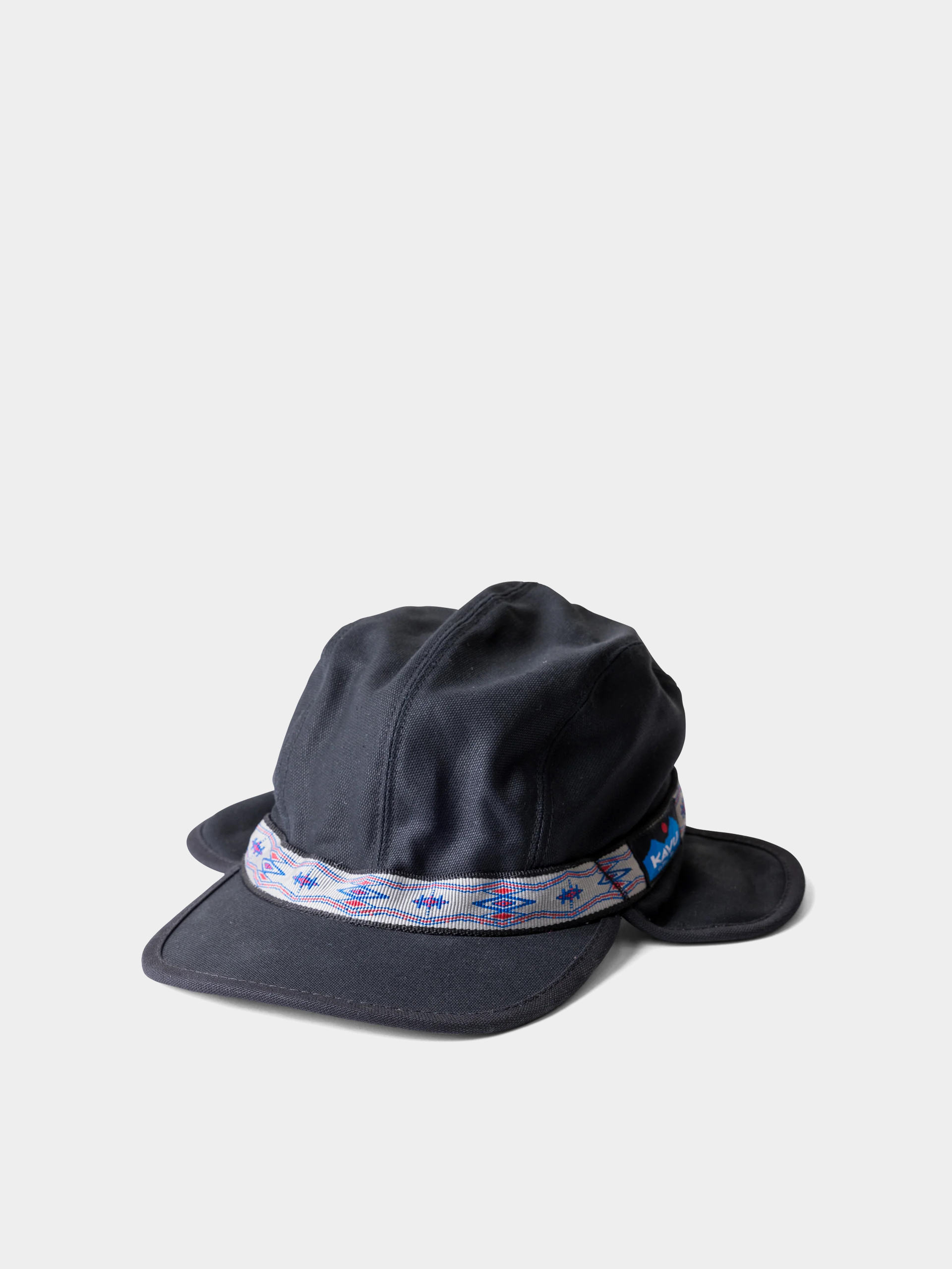 Kavu Cap Strapcap Trapper Schwarz jet black