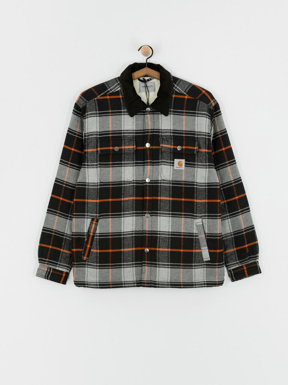 Carhartt WIP Baris Jacke (baris check/grey heather/black)