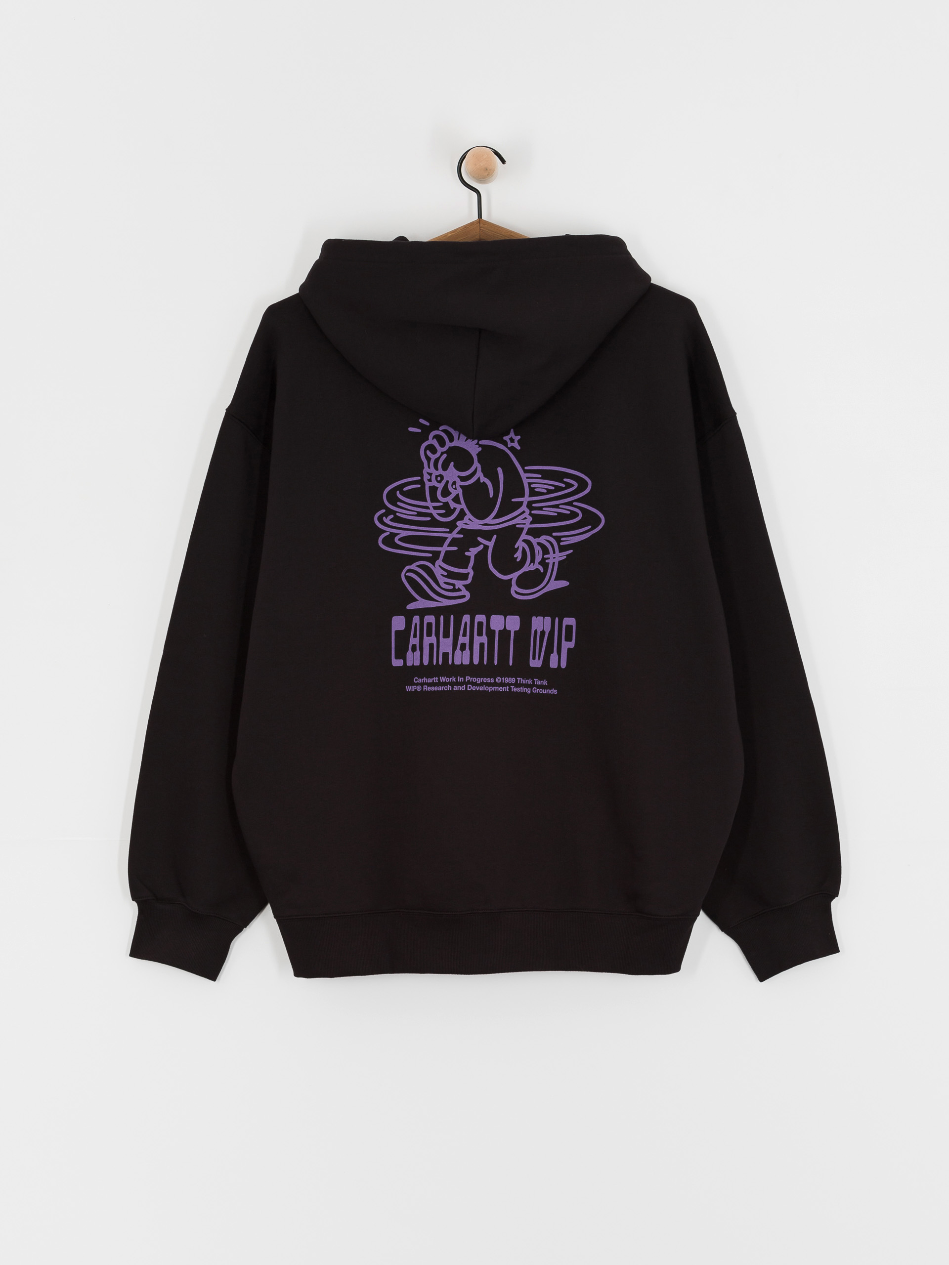Carhartt WIP Think Tank ZHD Hoodie - black (black/purple)