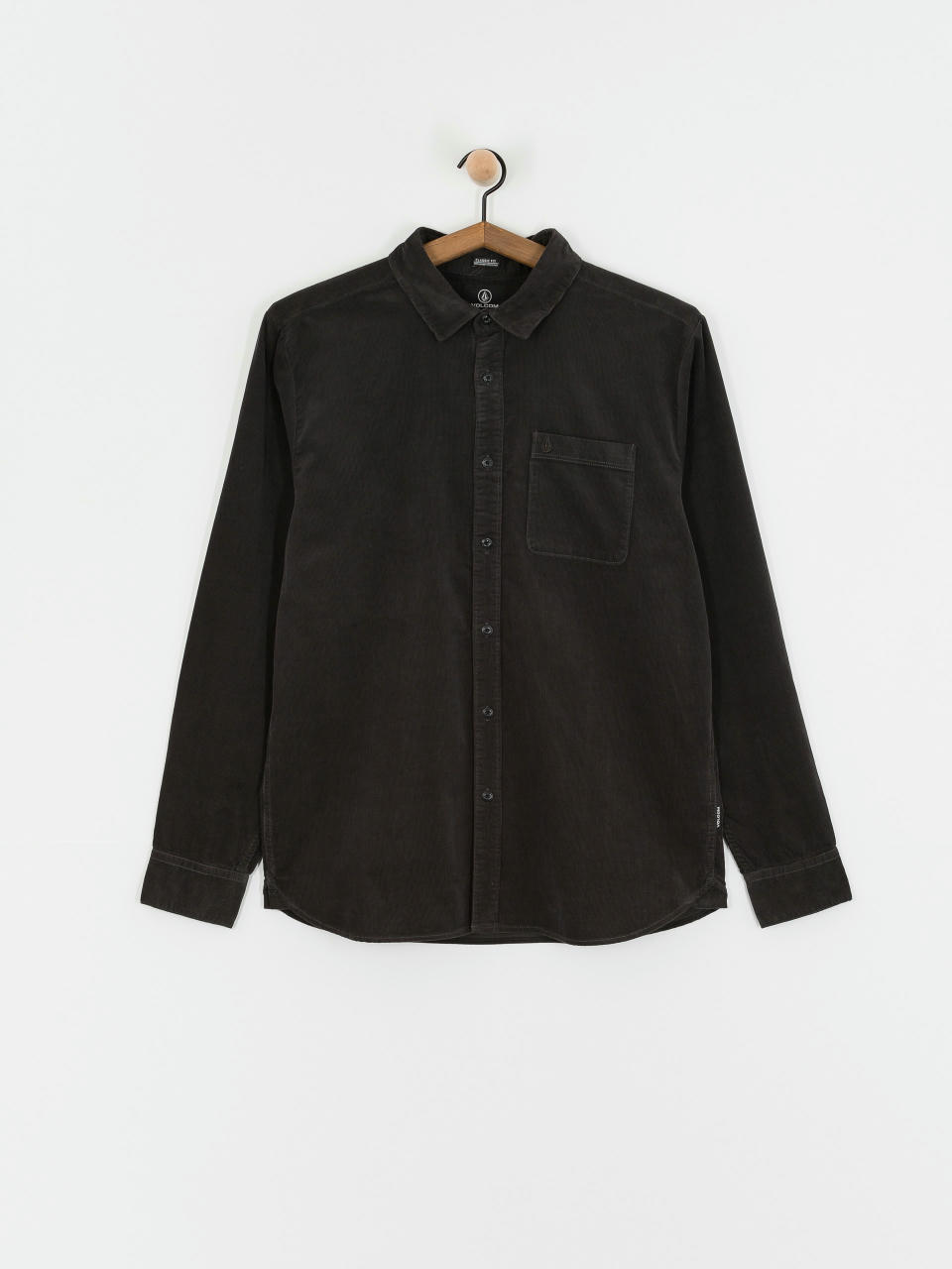 Volcom Zander Ls Shirt (asphalt black)