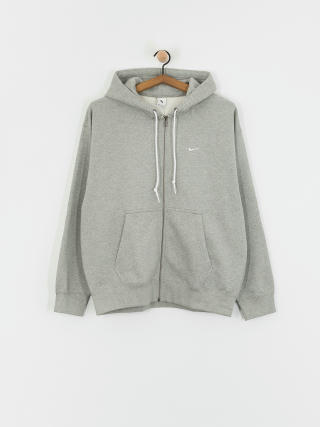 Nike SB Solo Swoosh ZHD Hoodie (dk grey heather/white)