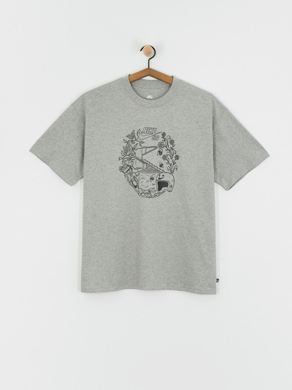 Nike SB Skate Spot T-shirt (dk grey heather)