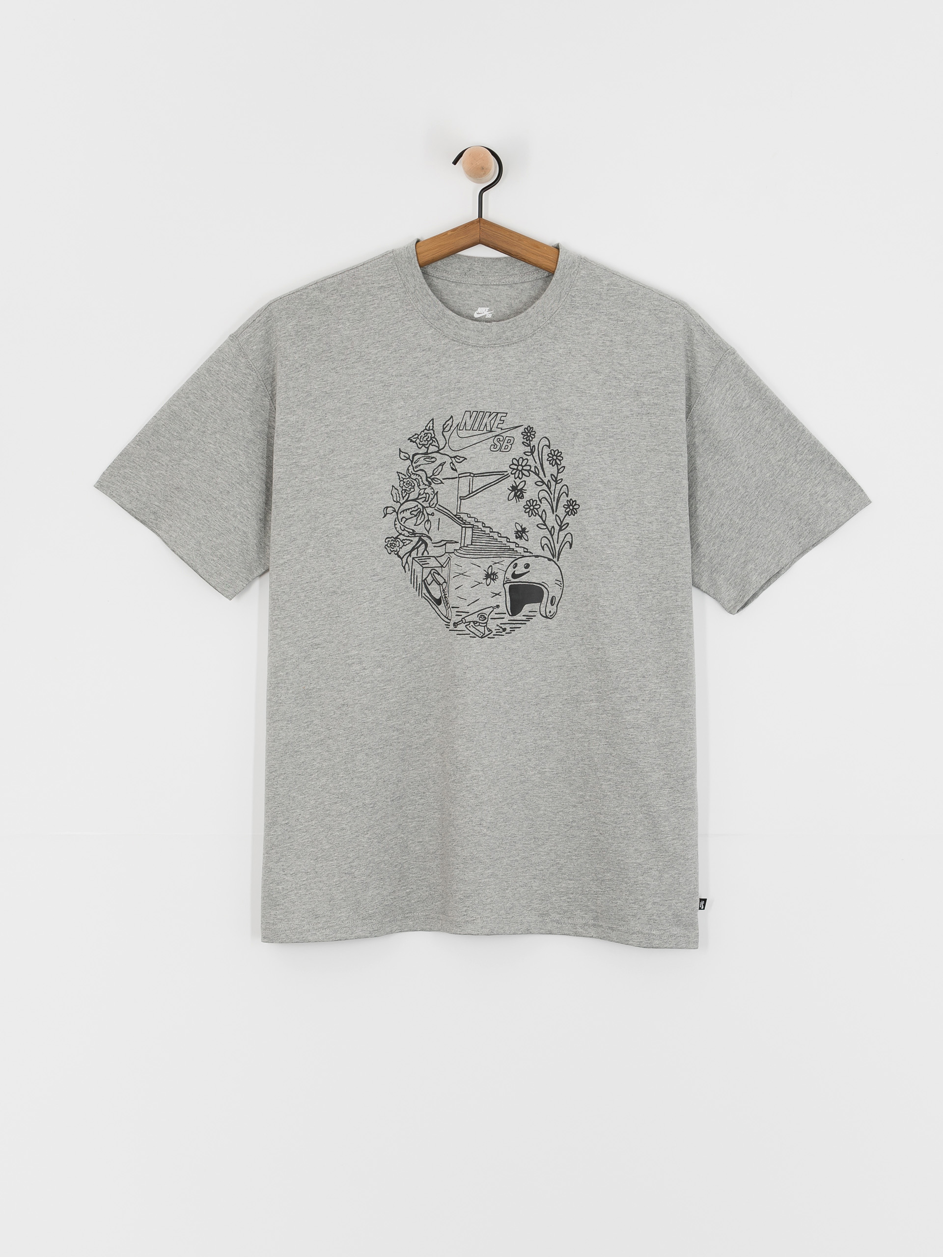 Nike SB Skate Spot T-shirt (dk grey heather)