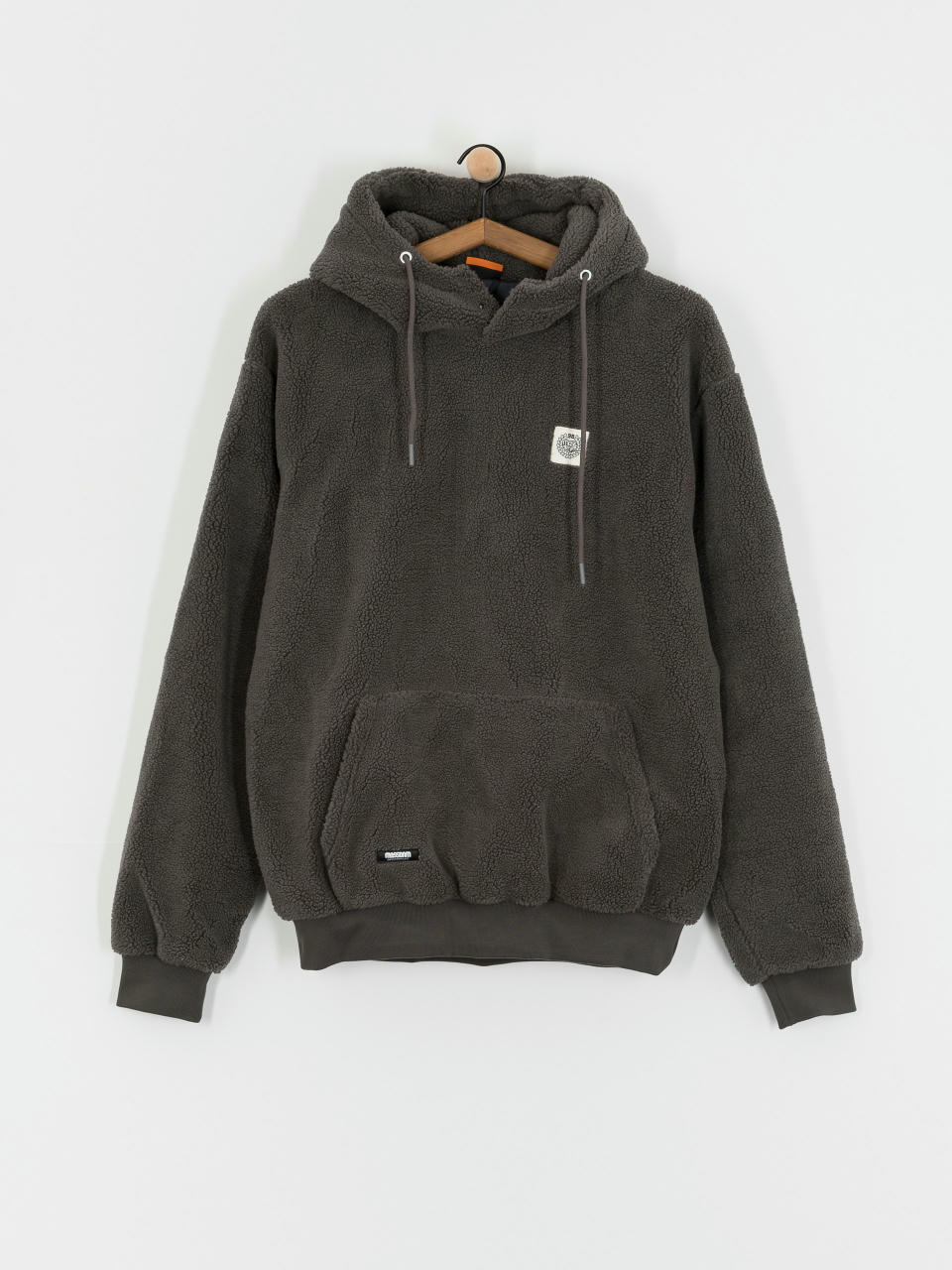 MassDnm Patch Teddy Hoody Jacke (grey)