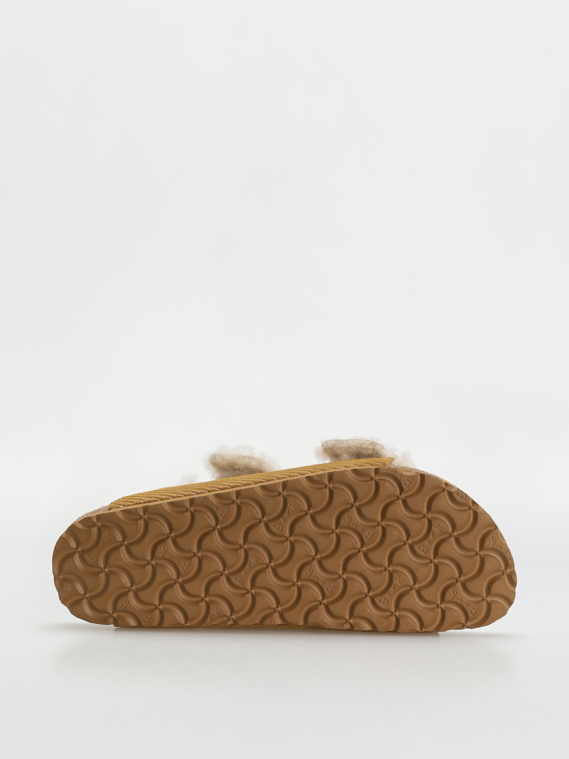 Birkenstock Arizona Fell Suede Leather Fur Narrow Wmn Flip-flops (corduroy cork brown)