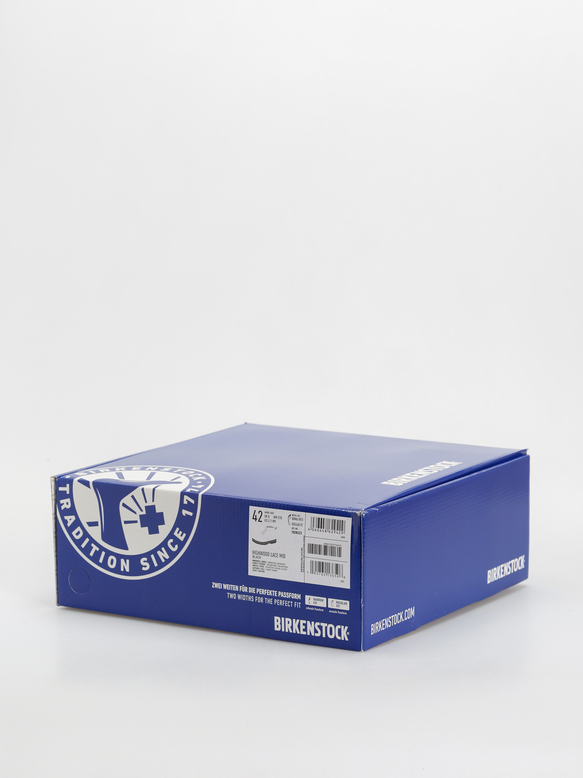 Birkenstock Highwood Lace Mid Natural Leather Regular Shoes (black)