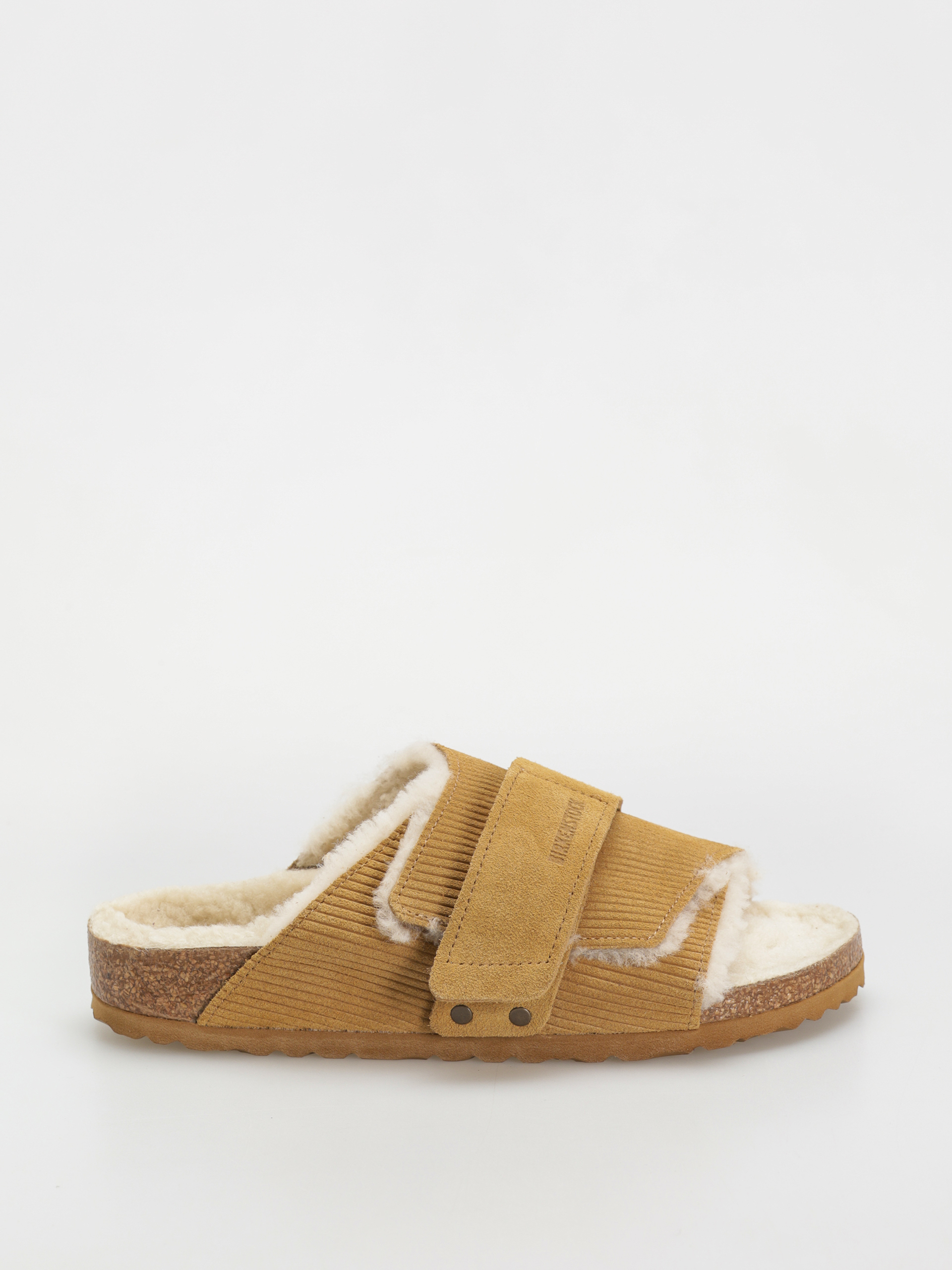 Birkenstock Kyoto Shearling Suede Leather Fur Narrow Wmn Flip Flops