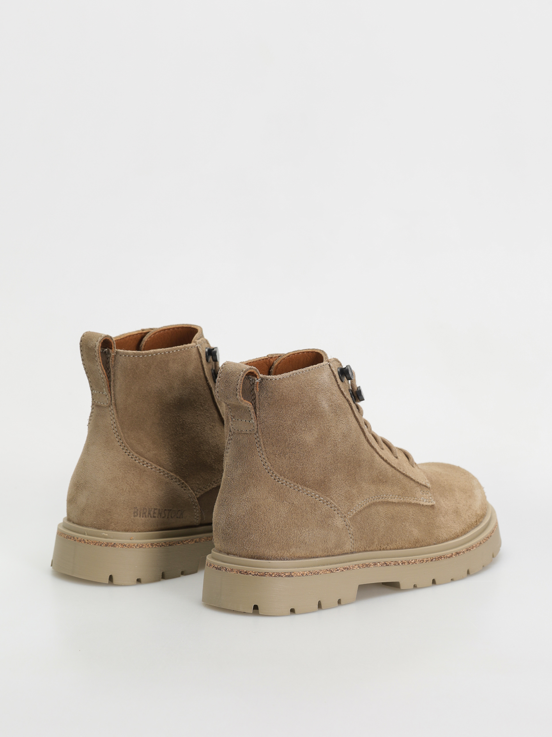 Birkenstock Highwood Lace Mid Suede Leather Narrow Wmn Schuhe (taupe)