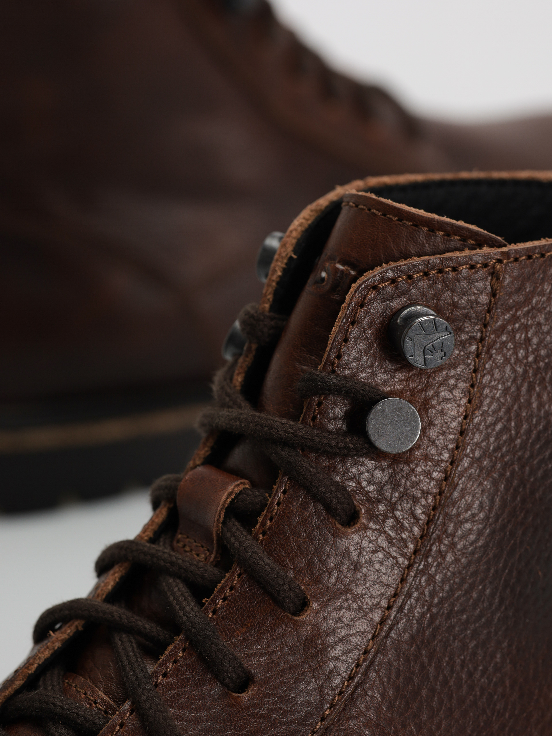 Birkenstock Highwood Lace Mid Natural Leather Regular Schuhe (chocolate)