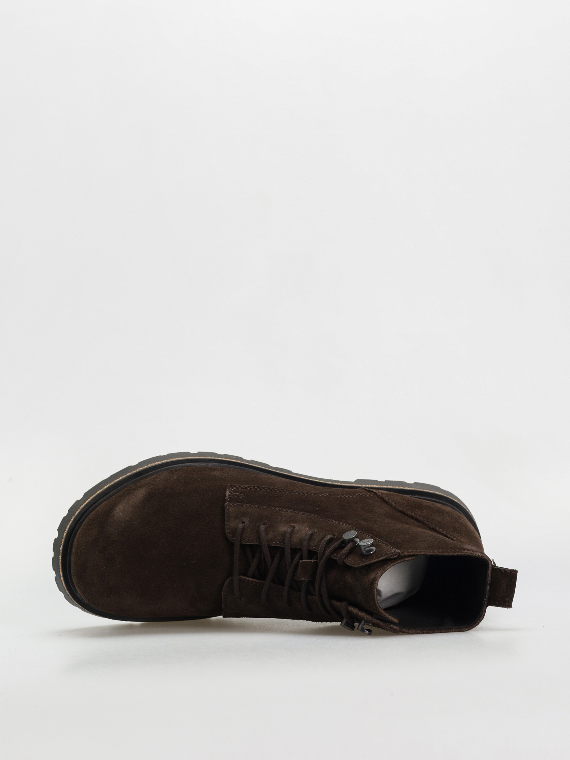 Birkenstock Highwood Lace Mid Suede Leather Regular Shoes (mocha)