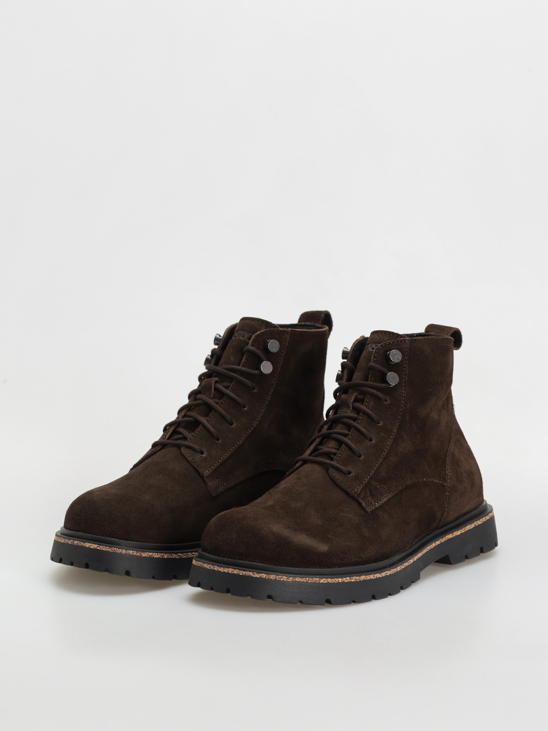 Birkenstock Highwood Lace Mid Suede Leather Regular Schuhe (mocha)