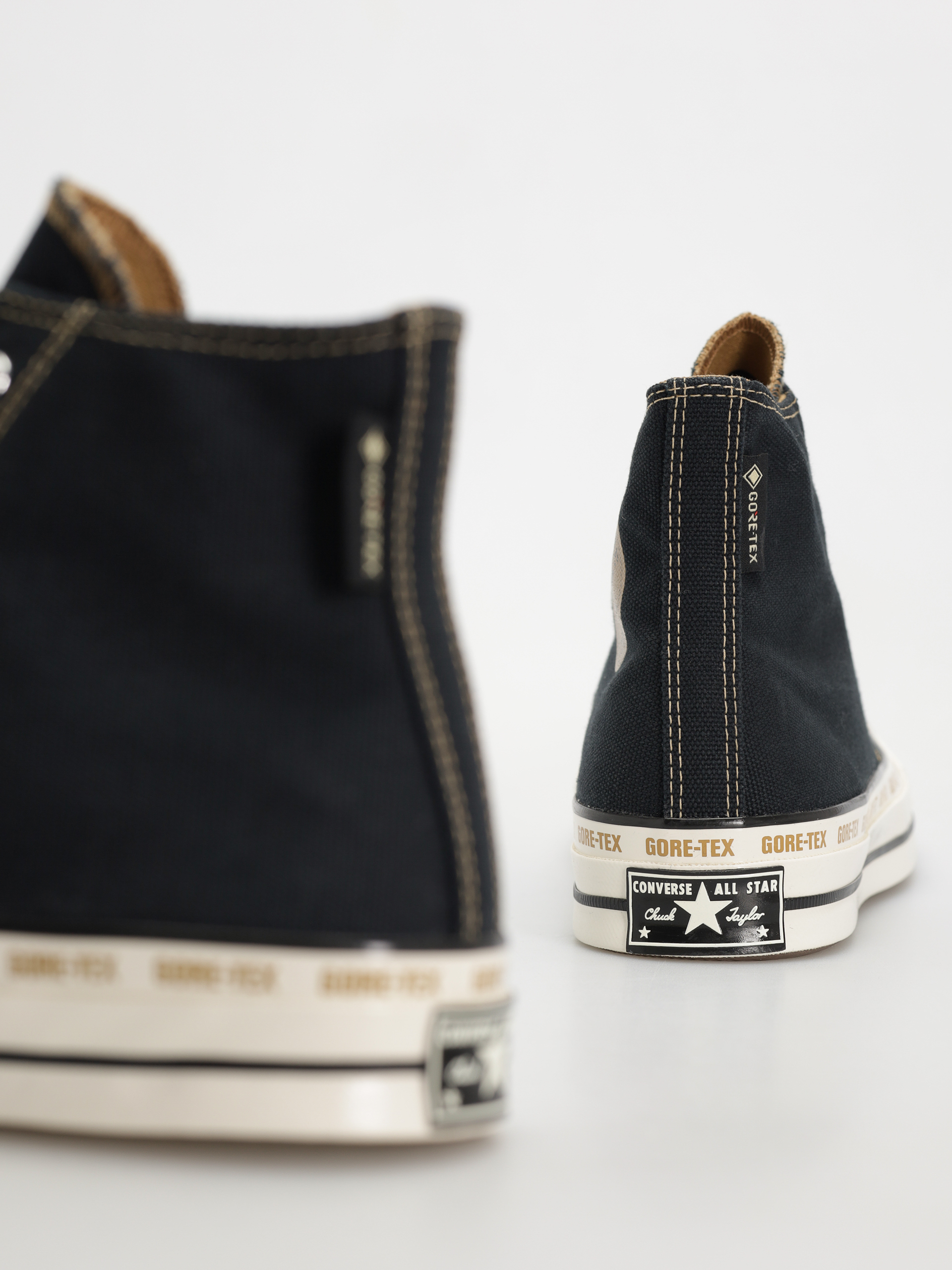 Converse Chuck 70 GTX Hi Chucks (black/toadstool tan/egret)