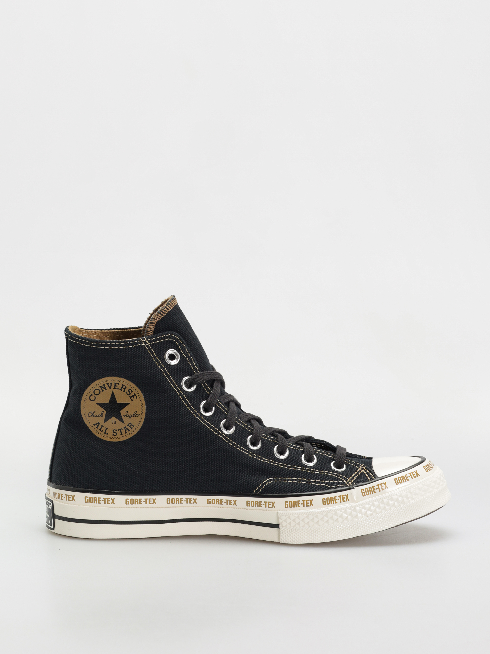 Converse Chuck 70 GTX Hi Chucks black (black/toadstool tan/egret)