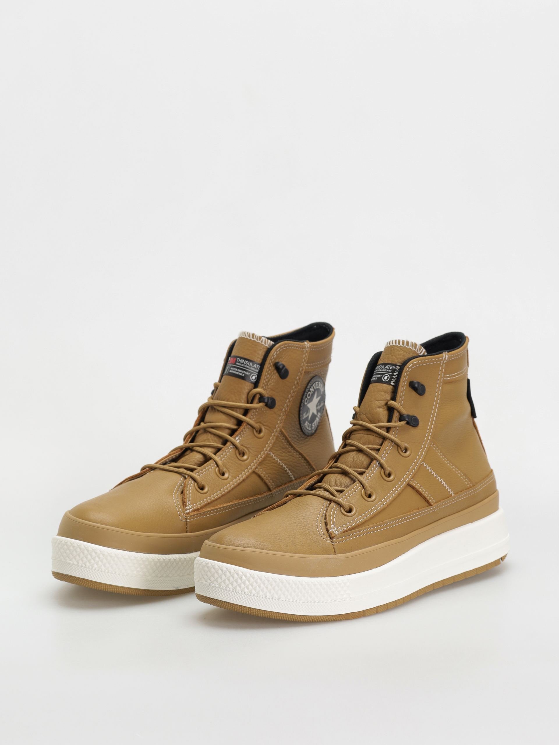 Tan converse boots on sale