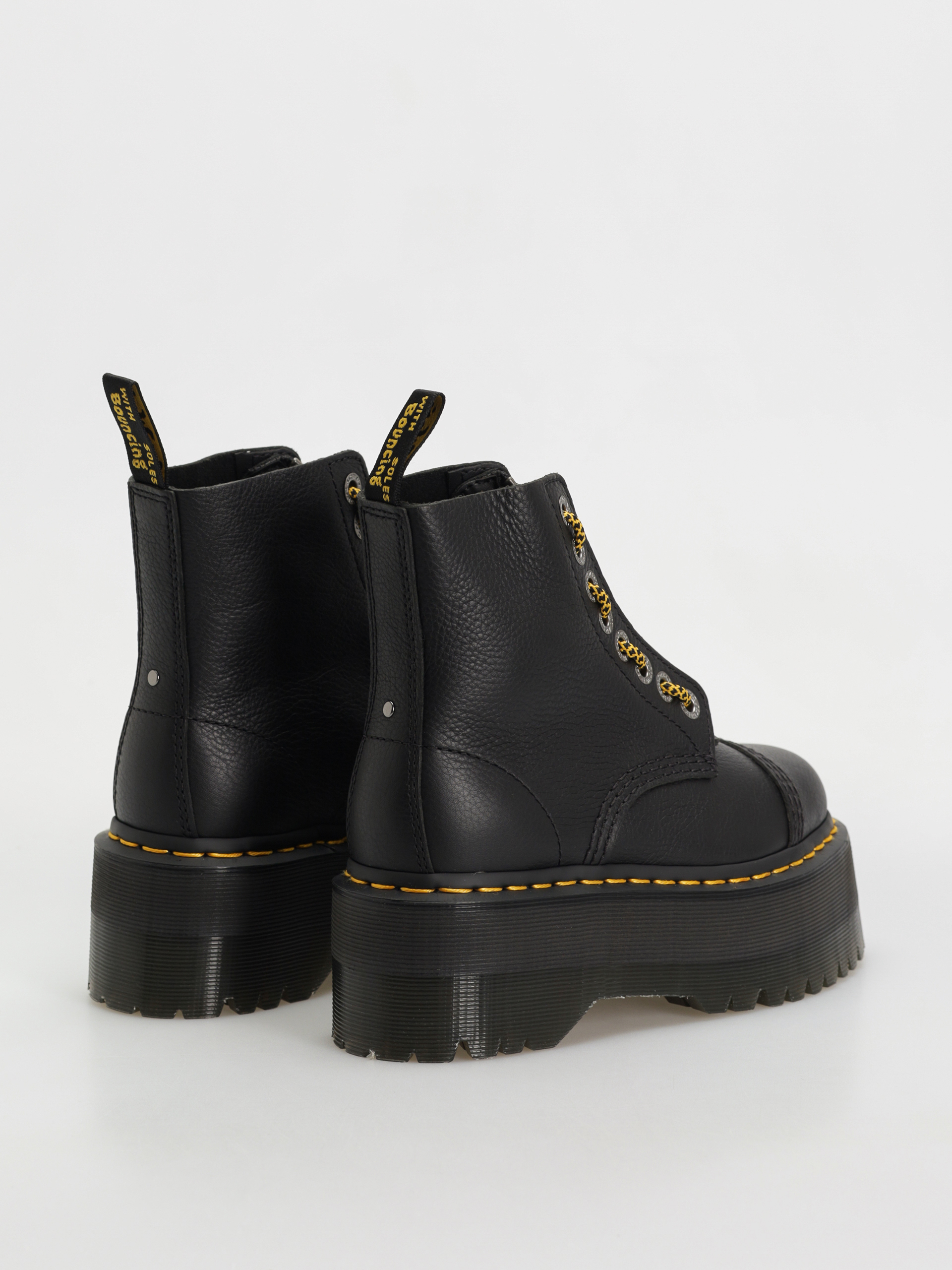 靴 Dr.Martins SINCLAIR MAX DR. MARTENS SINCLAIR MAX BLACK MILLED LEATHER – That Shoe Lady