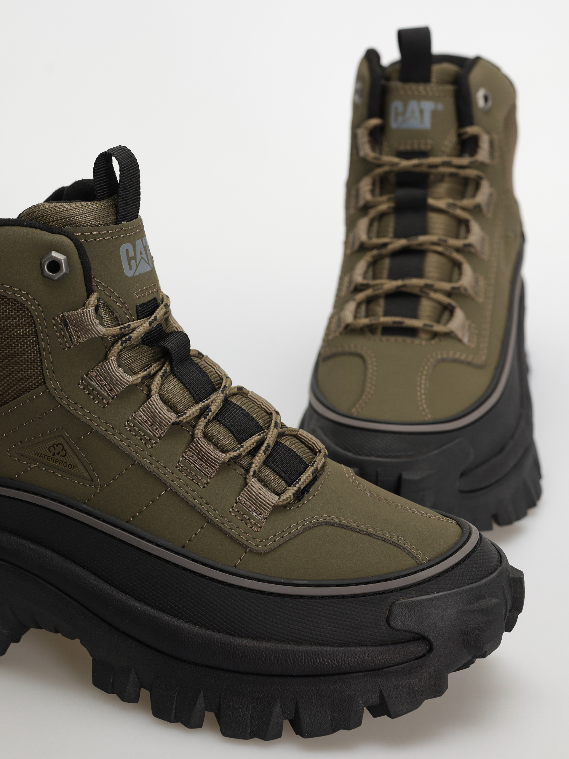 Caterpillar Intruder Galosh 2.0 Mid Wp Shoes (dark olive/black)