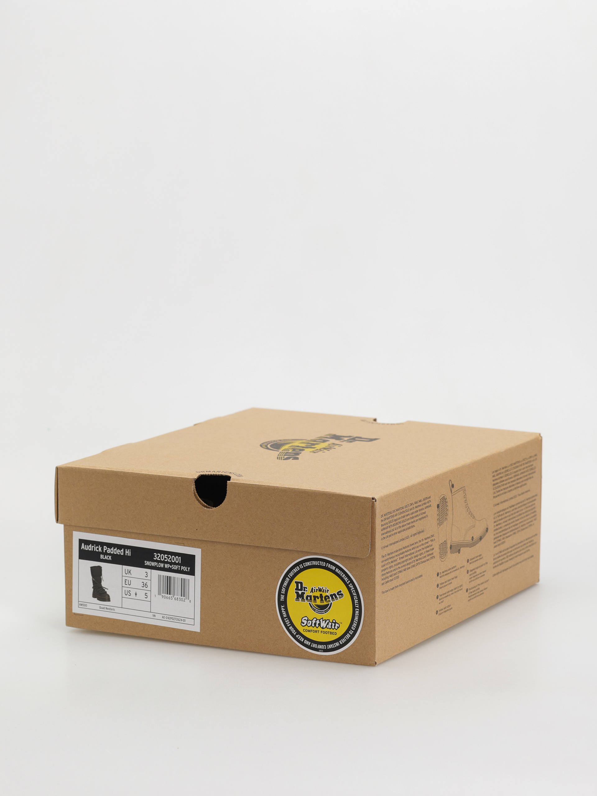 Dr. Martens Audrick Padded Hi Wmn Shoes (black snowplow wp/soft poly)