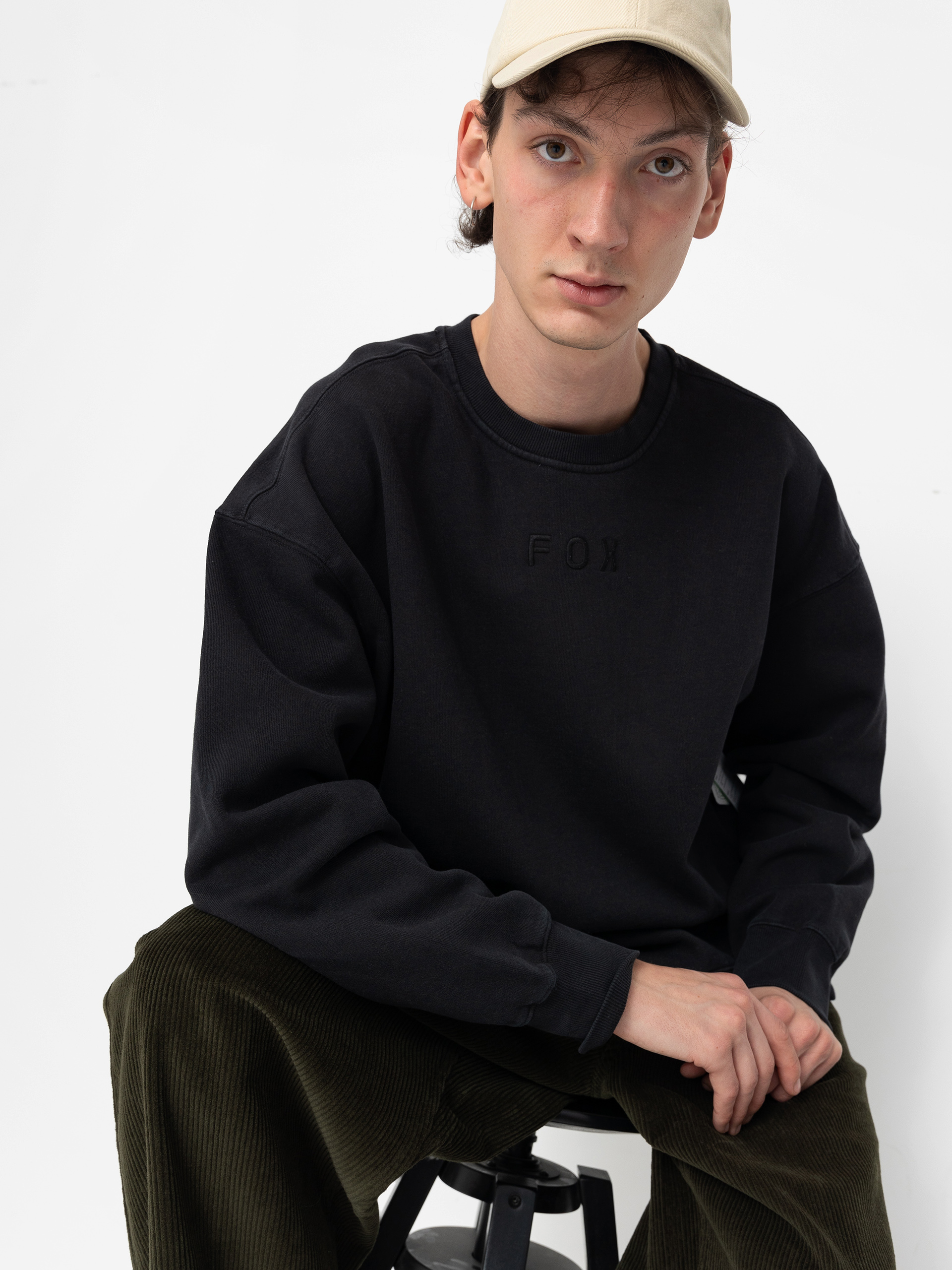 Fox Sweatshirt Wordmark (black)