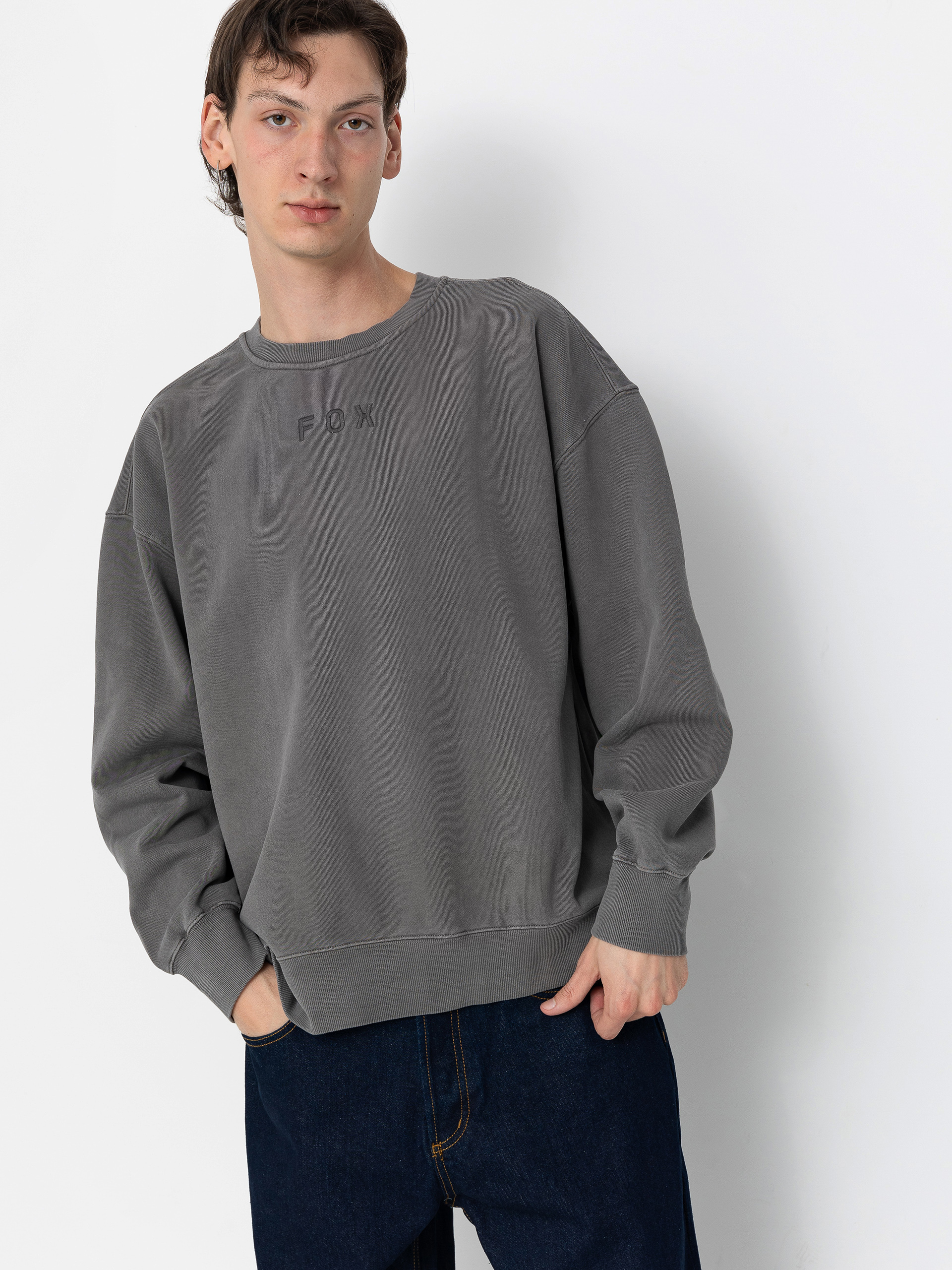 Carhartt WIP Sweatshirt American Script - grey (yosemite)