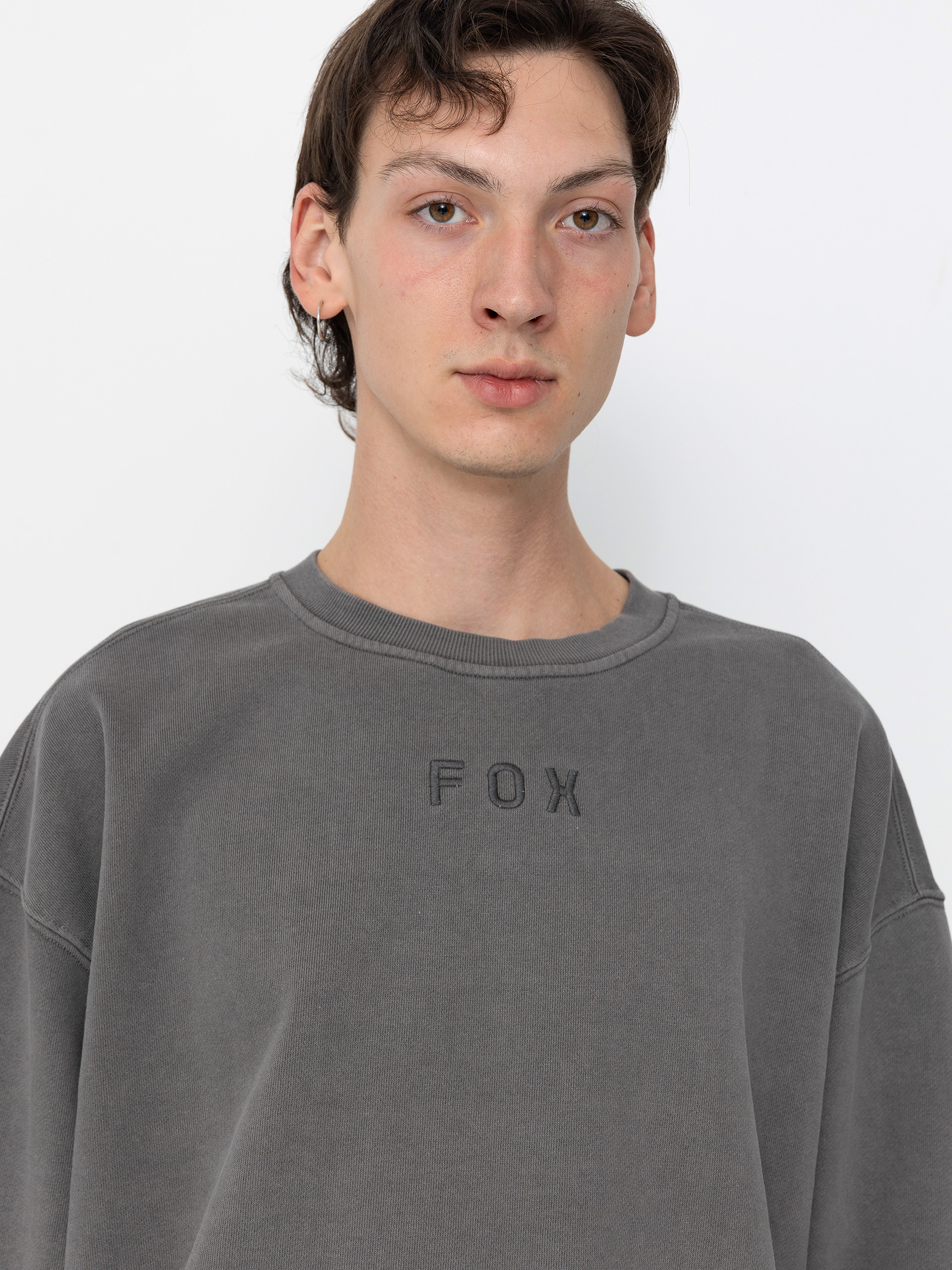 Fox Sweatshirt Wordmark (petrol)