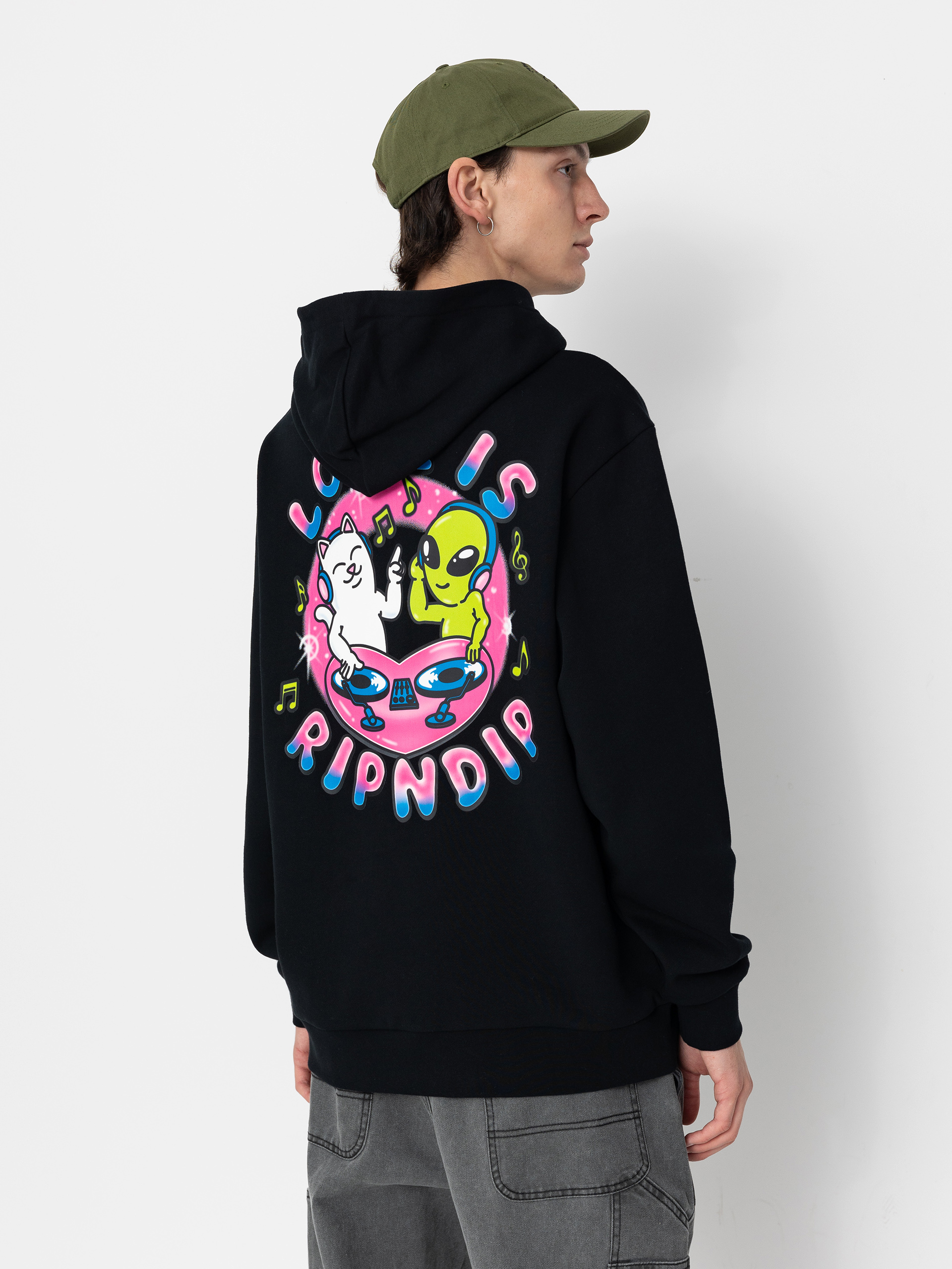 RipNDip Hoodie Love Is Ripndip HD - black (black)