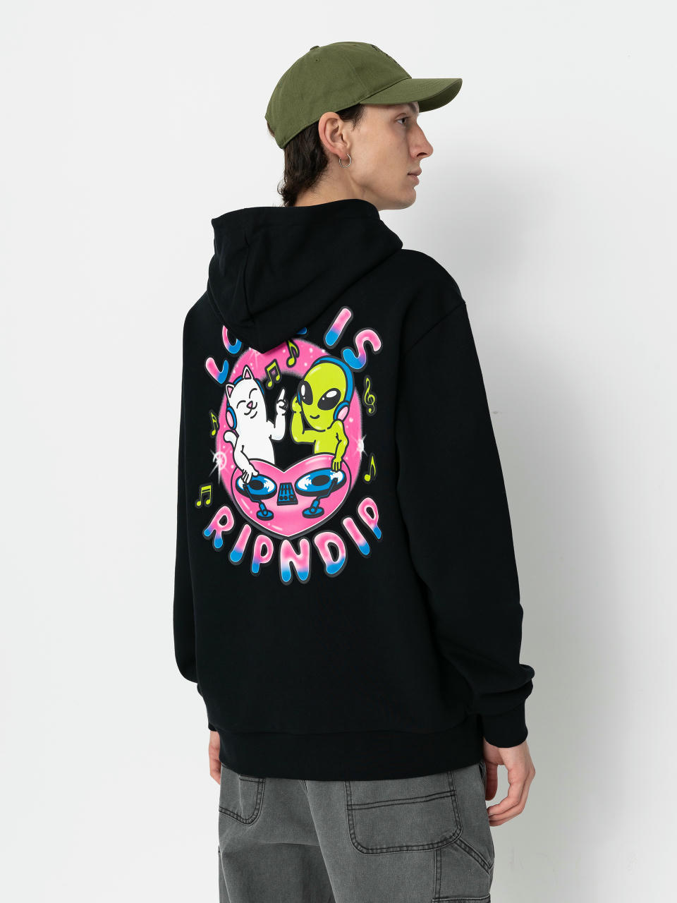 RipNDip Hoodie Love Is Ripndip HD (black)