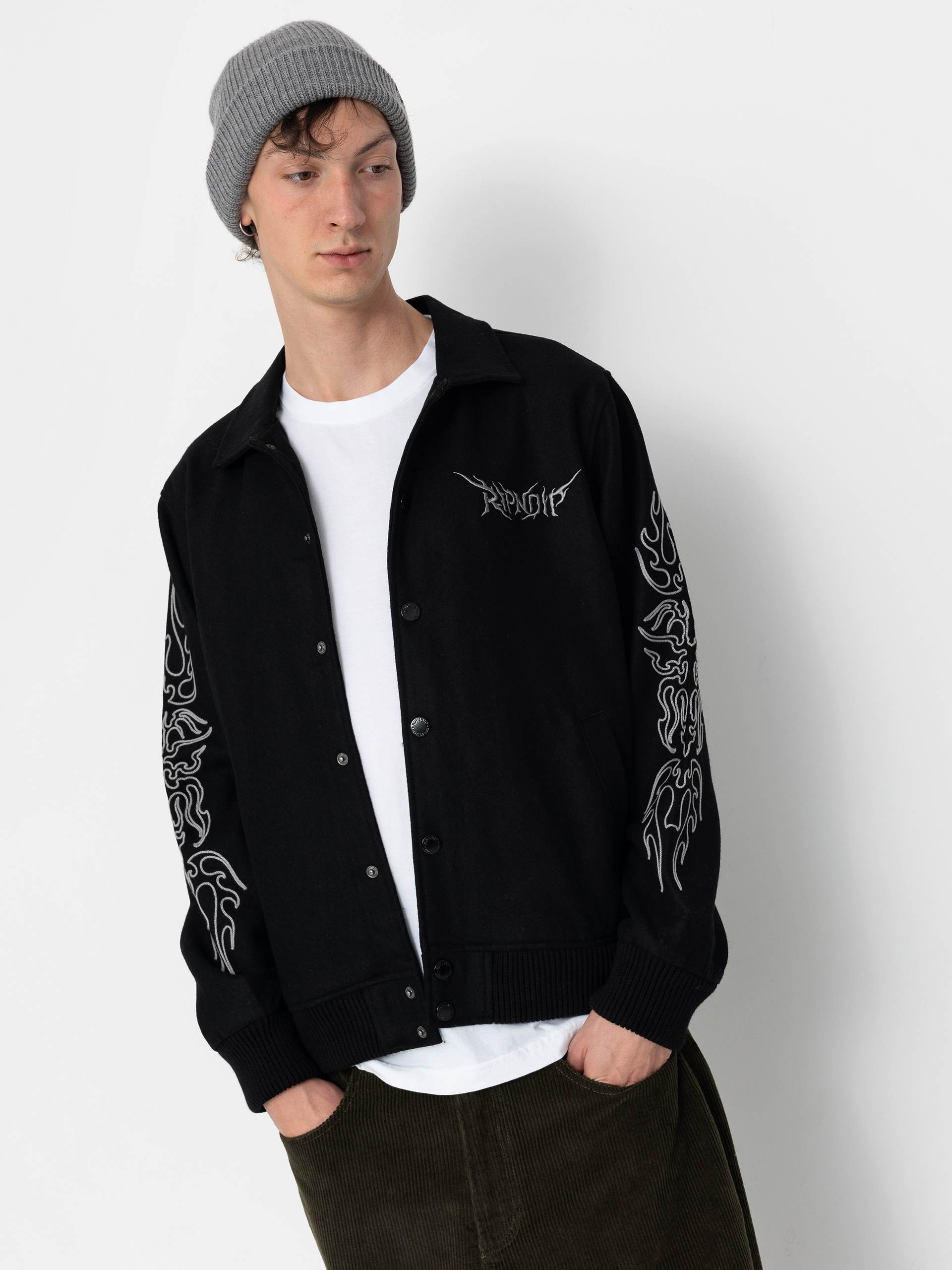 RipNDip Jacke Volt Varsity (black)