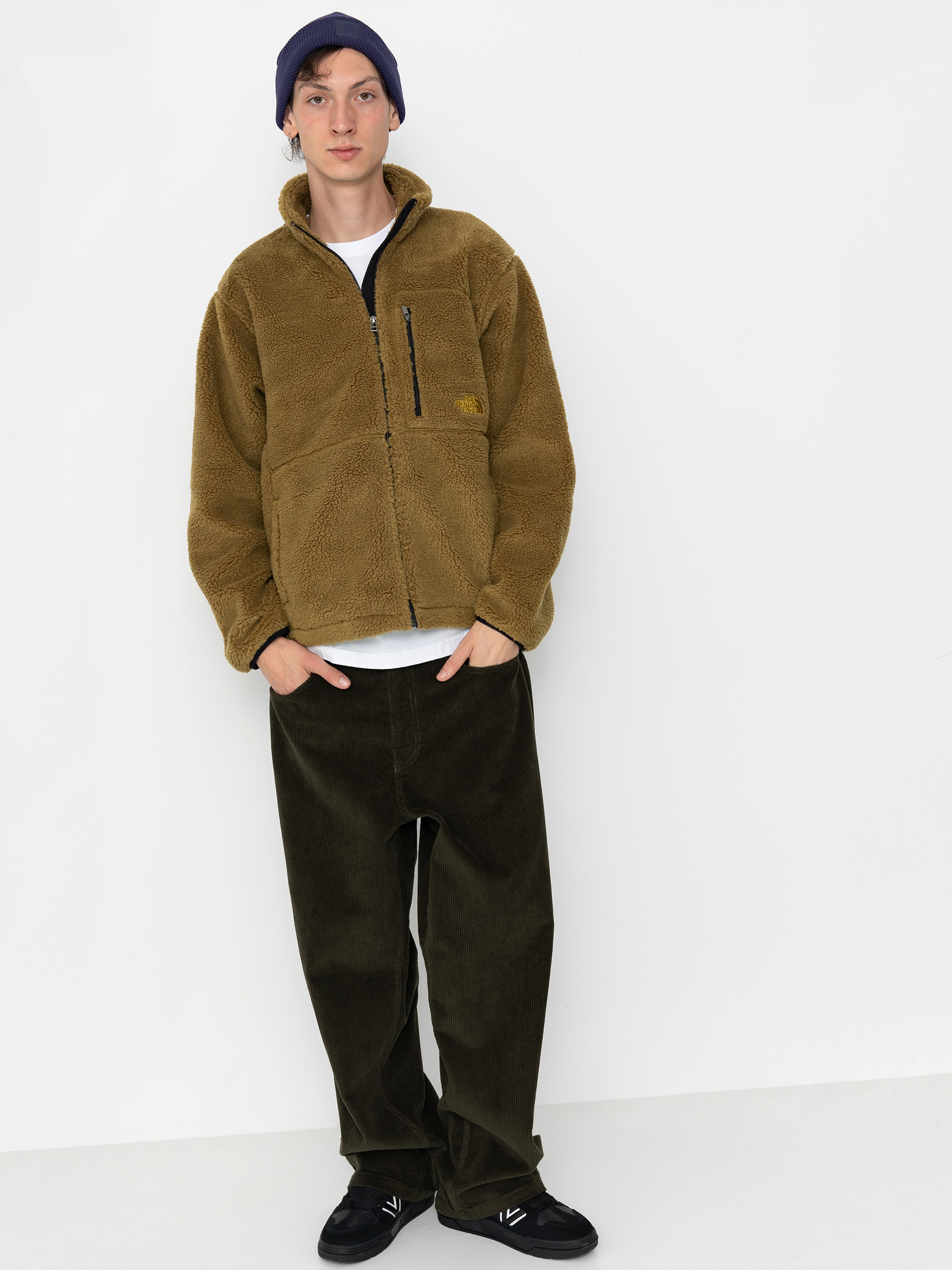 The North Face Jacket Extreme Pile 2 FZ - brown, green (moss green 