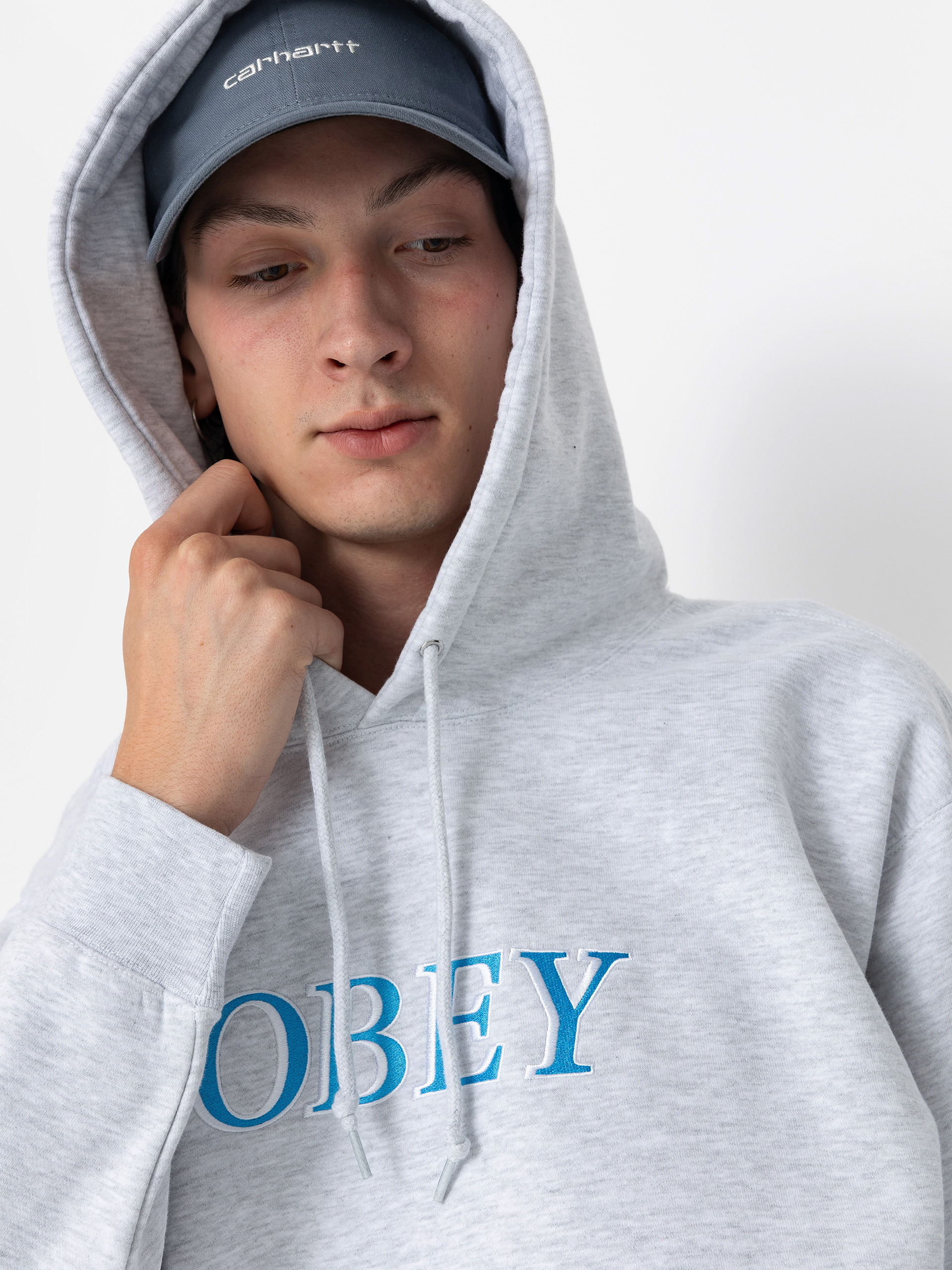 OBEY Hoodie Rhythm HD (ash grey)