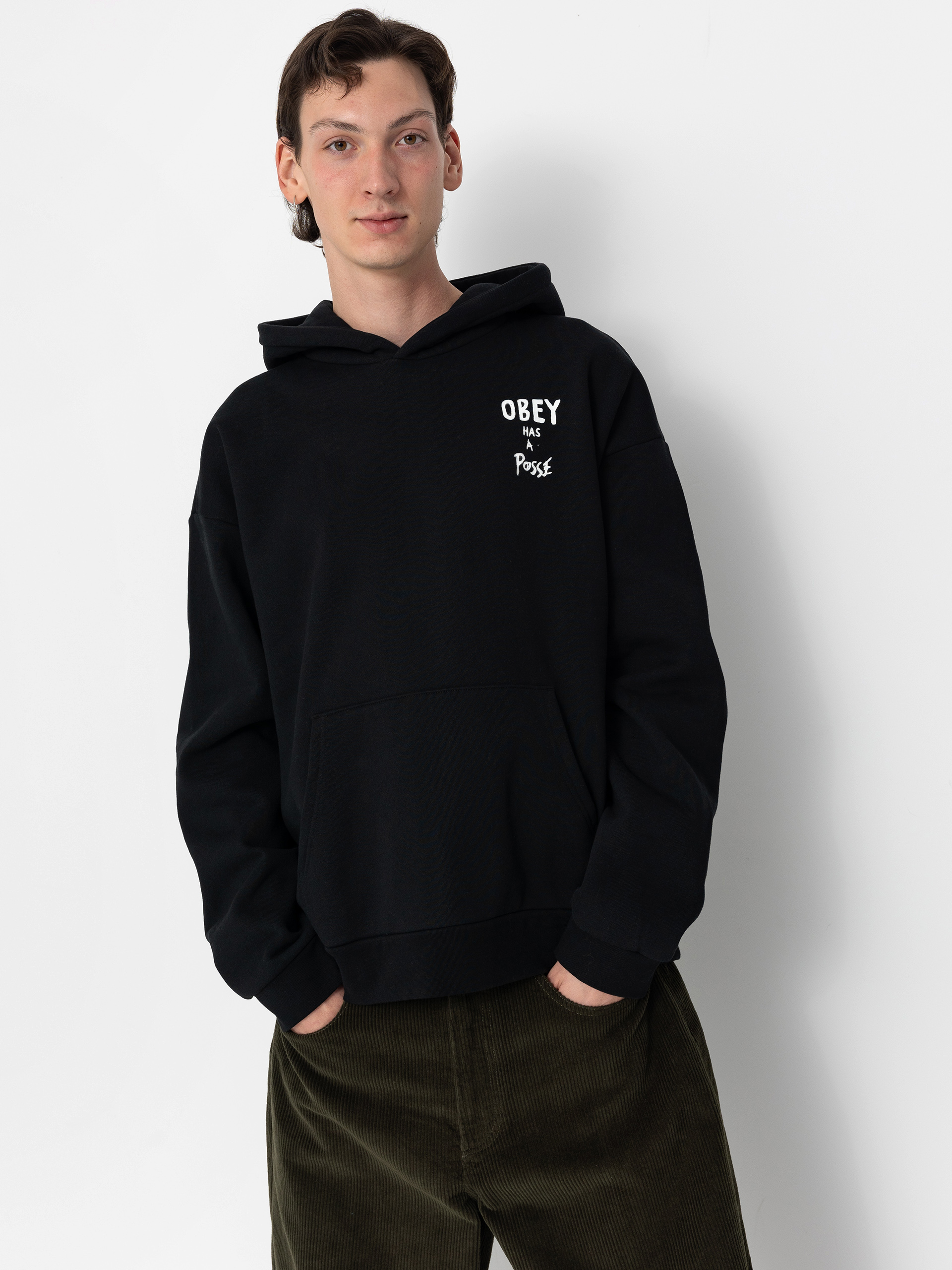 OBEY Posse Extra Heavy HD Hoodie (black)
