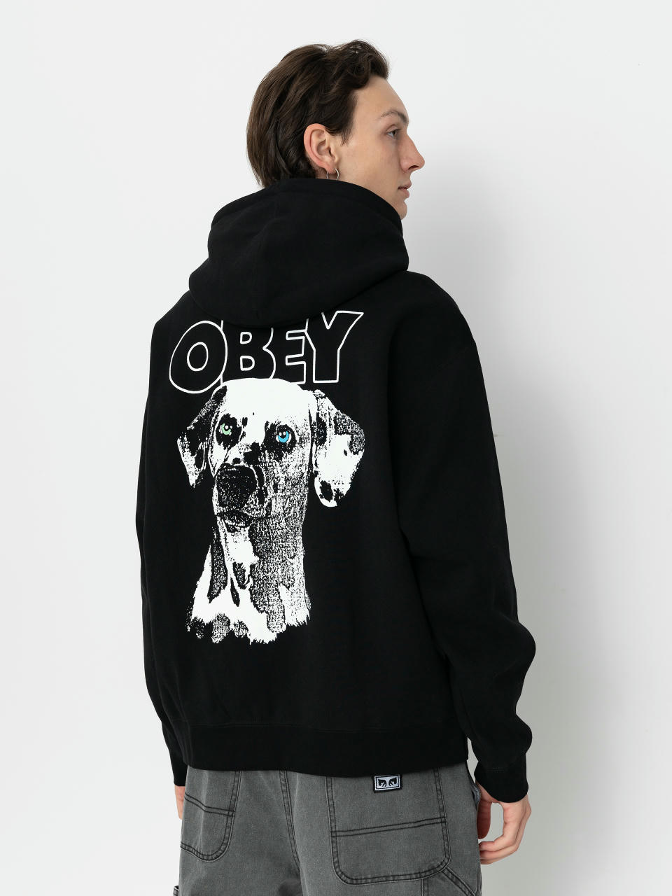 OBEY Hoodie Dalmation HD (black)