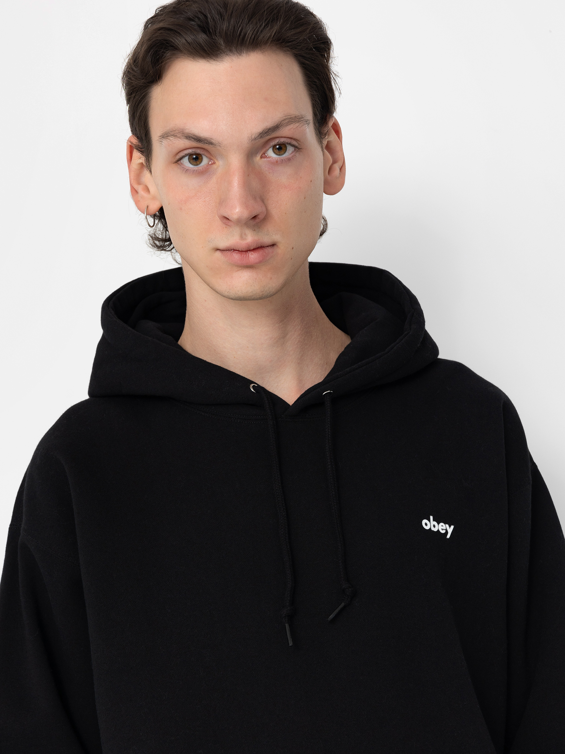 OBEY Hoodie Dalmation HD black