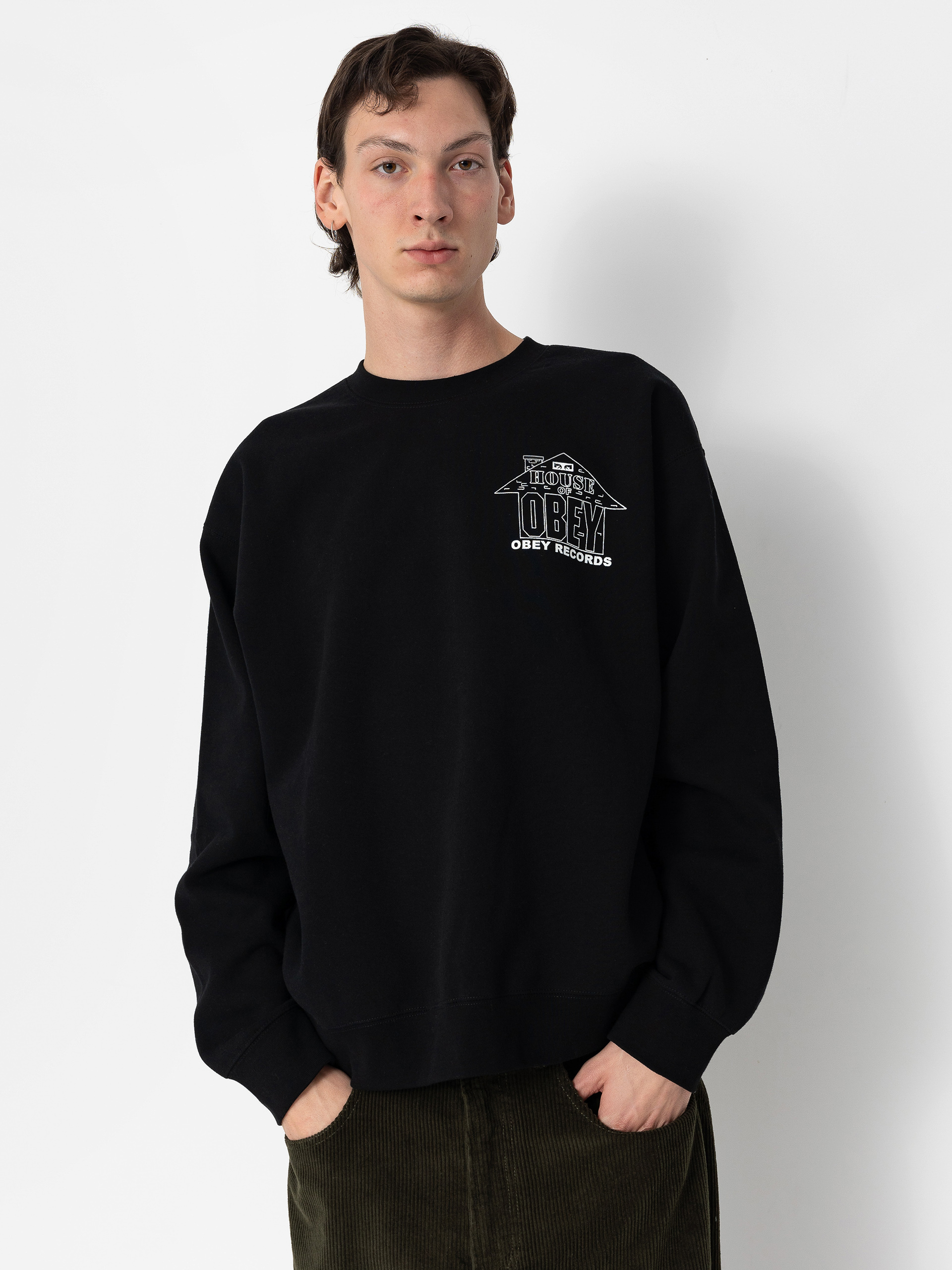 OBEY House Of Obey Records Sweatshirt (black)