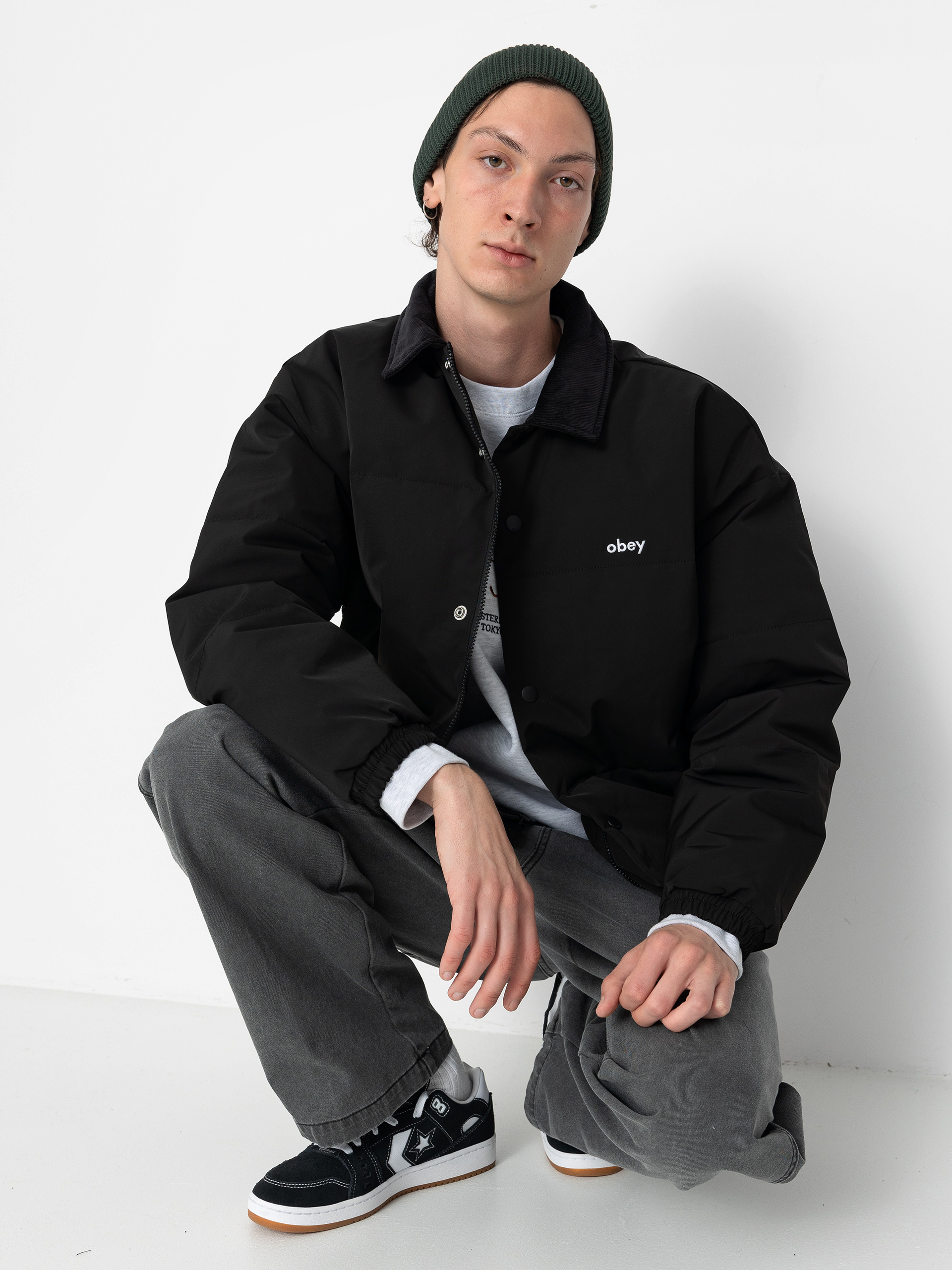 OBEY Jacket Whispers (black)