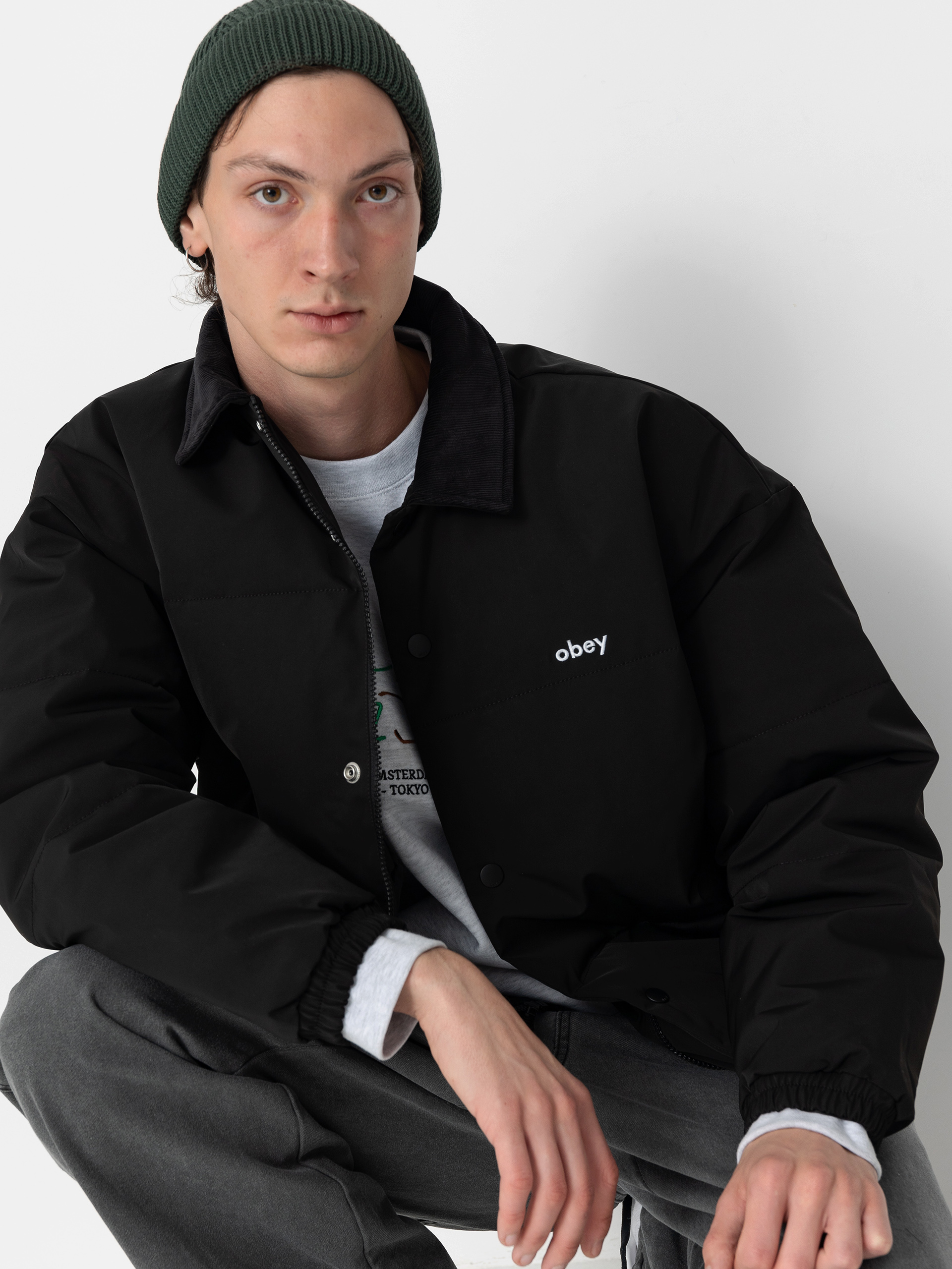 OBEY Jacket Whispers (black)