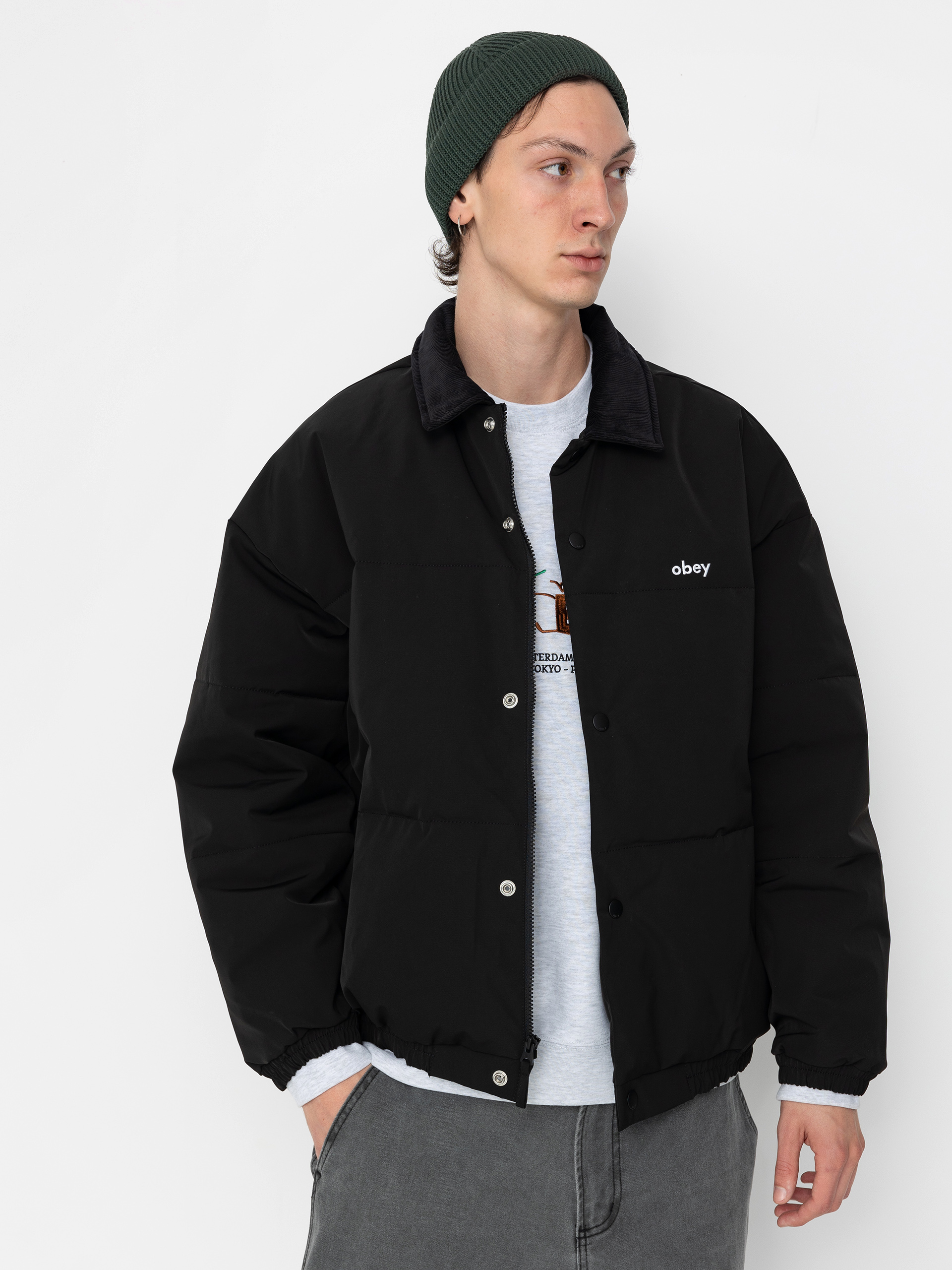 OBEY Jacke Whispers (black)