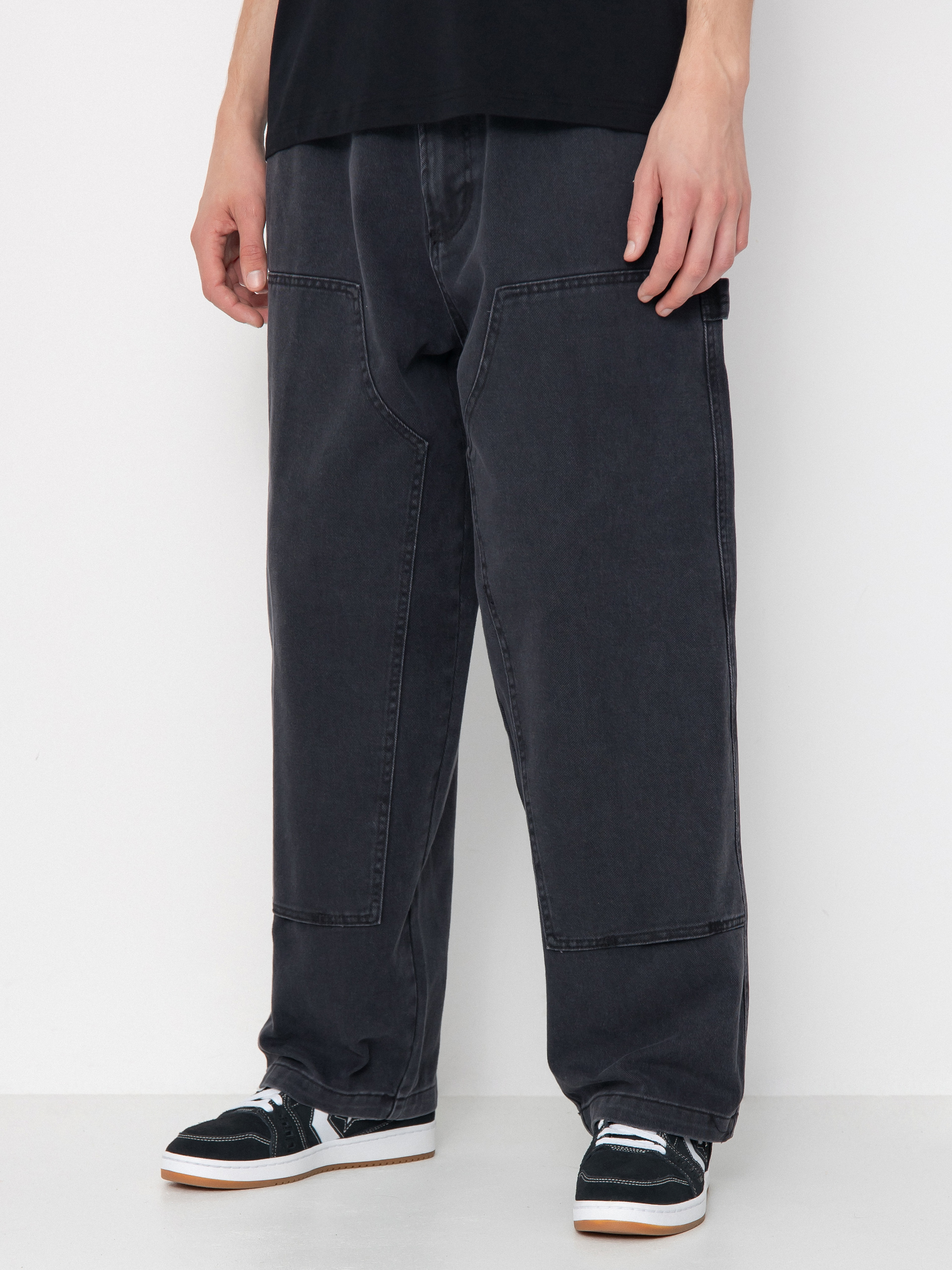 OBEY Bigwig Denim Carpenter Hose (black faded wash)