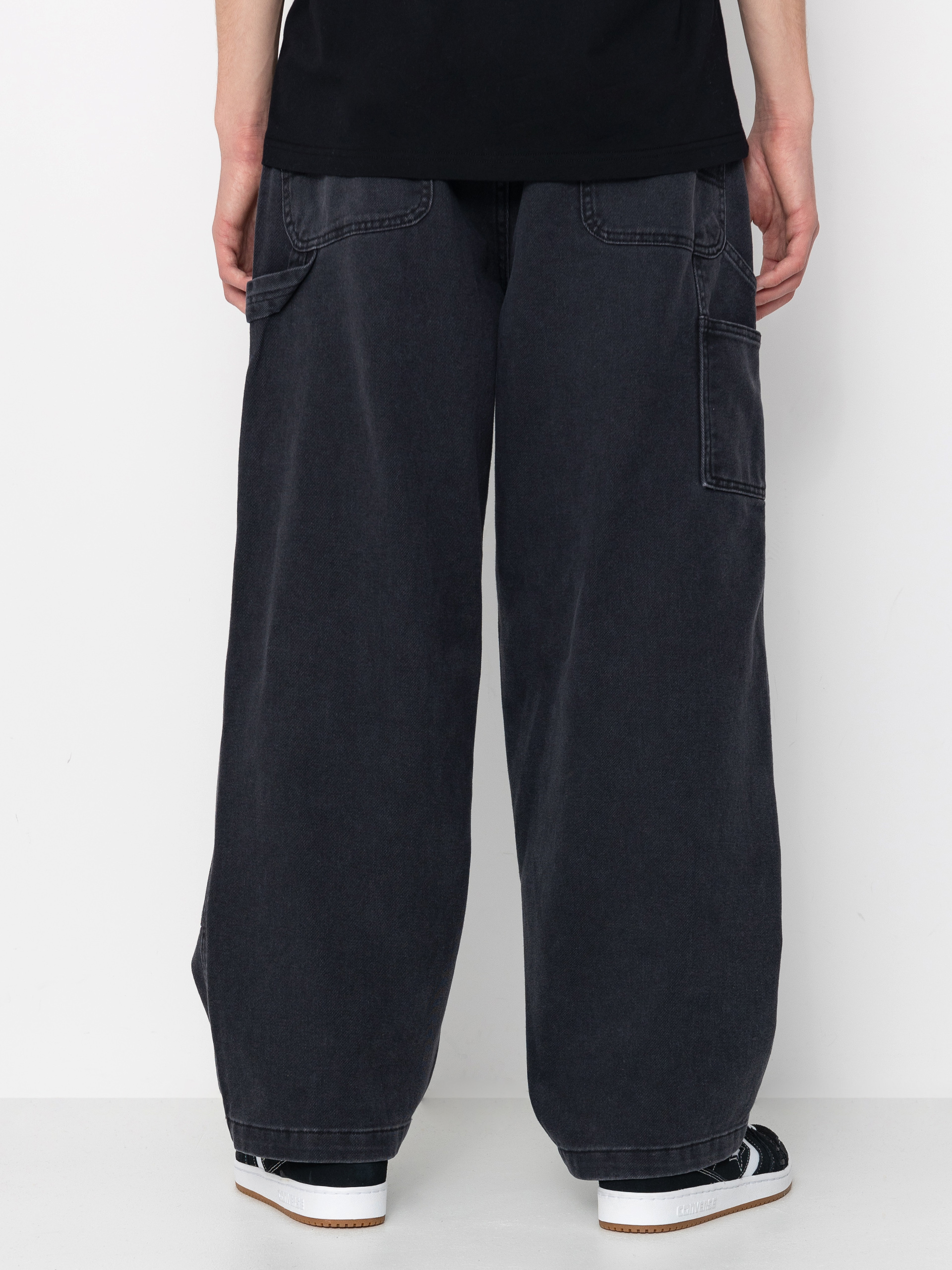 OBEY Bigwig Denim Carpenter Hose (black faded wash)