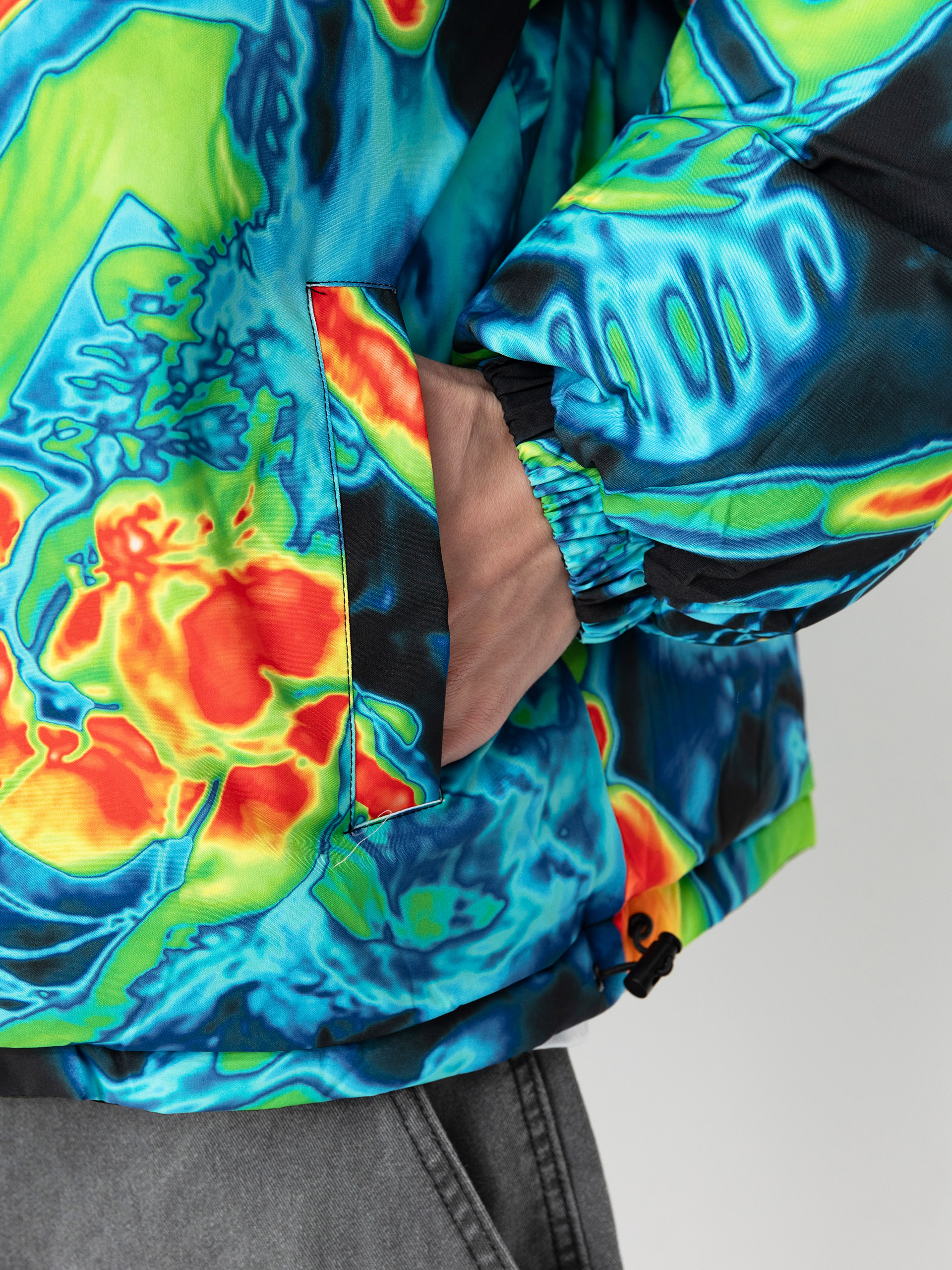 Wasted Paris Fusion Puffer Jacket (black)