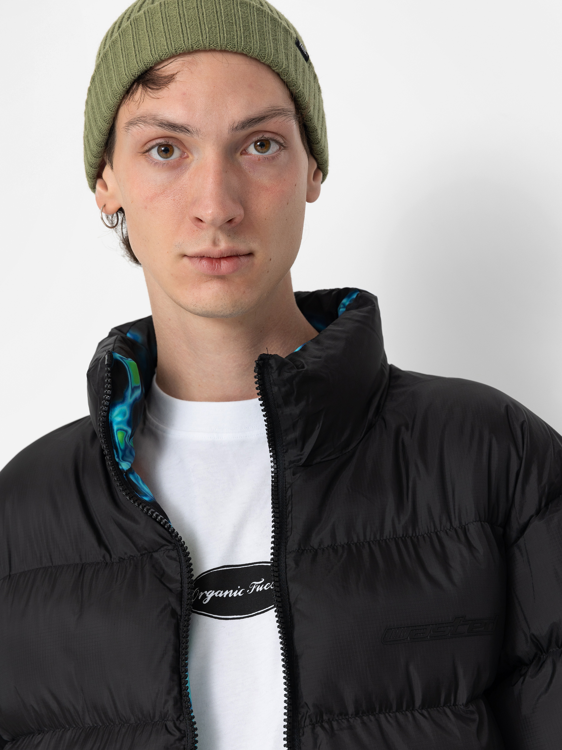 Wasted Paris Fusion Puffer Jacket (black)
