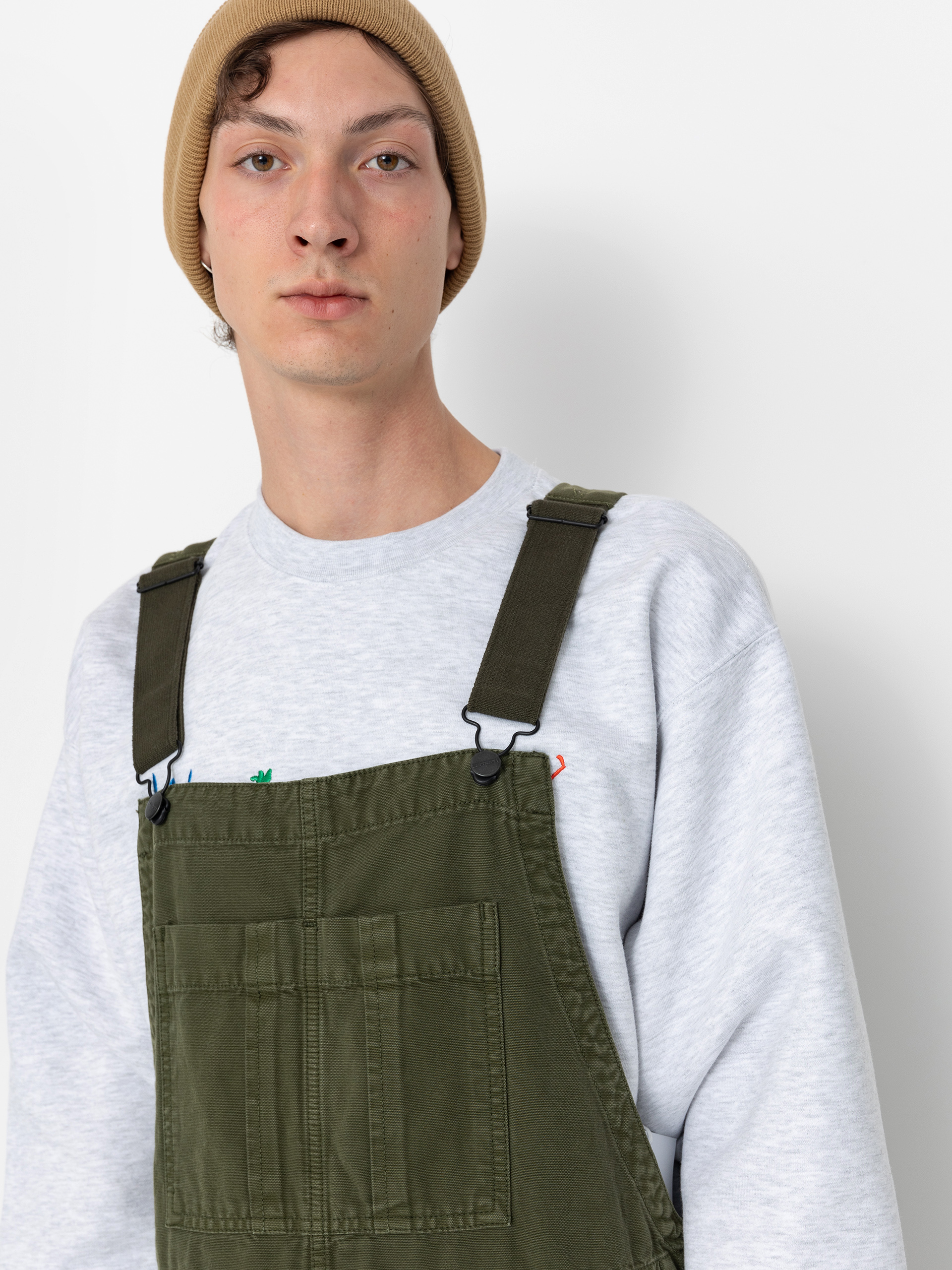 Carhartt WIP Pants Cargo Bib Overall (tarragon)