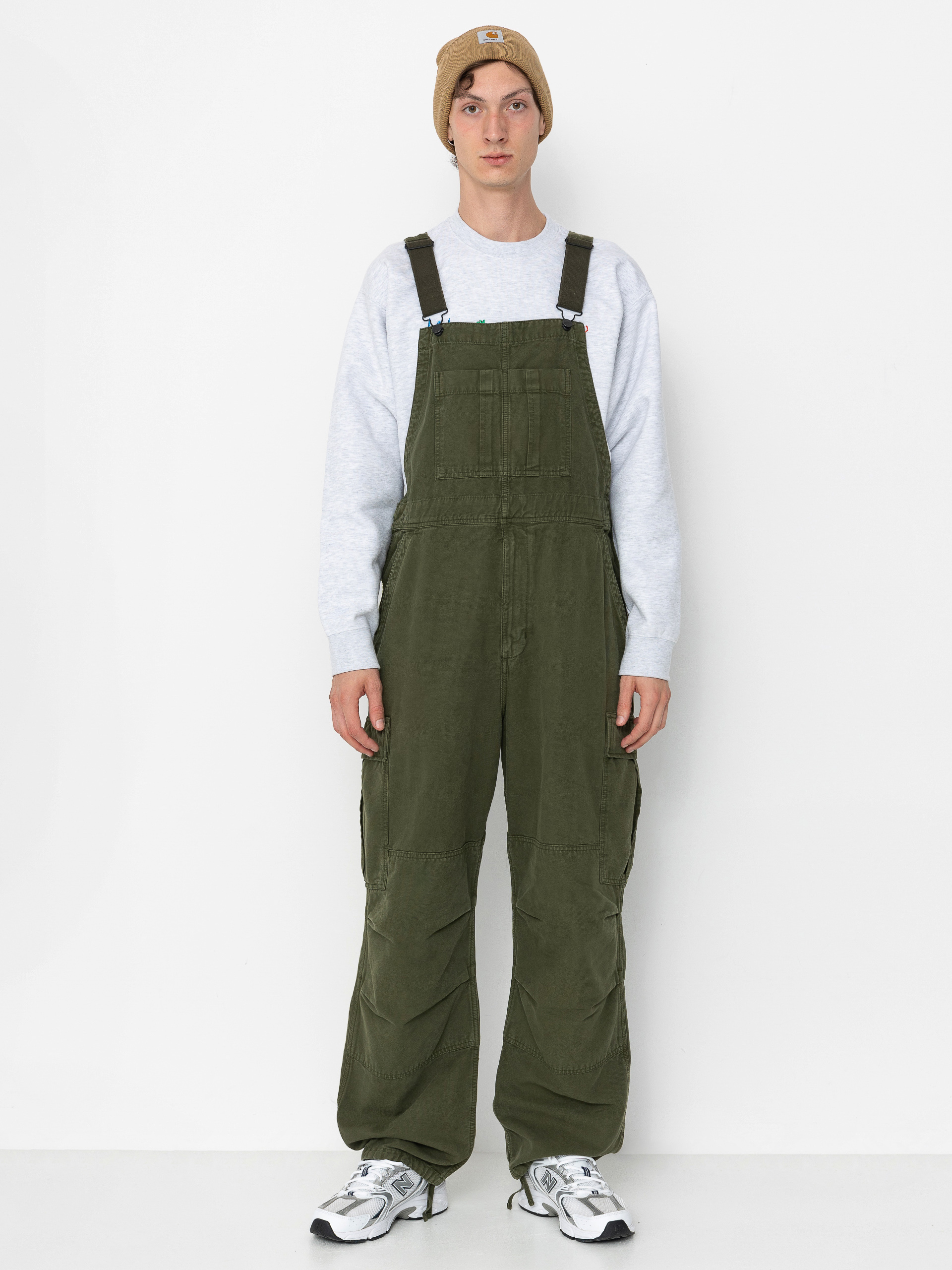 Carhartt WIP Pants Cargo Bib Overall (tarragon)