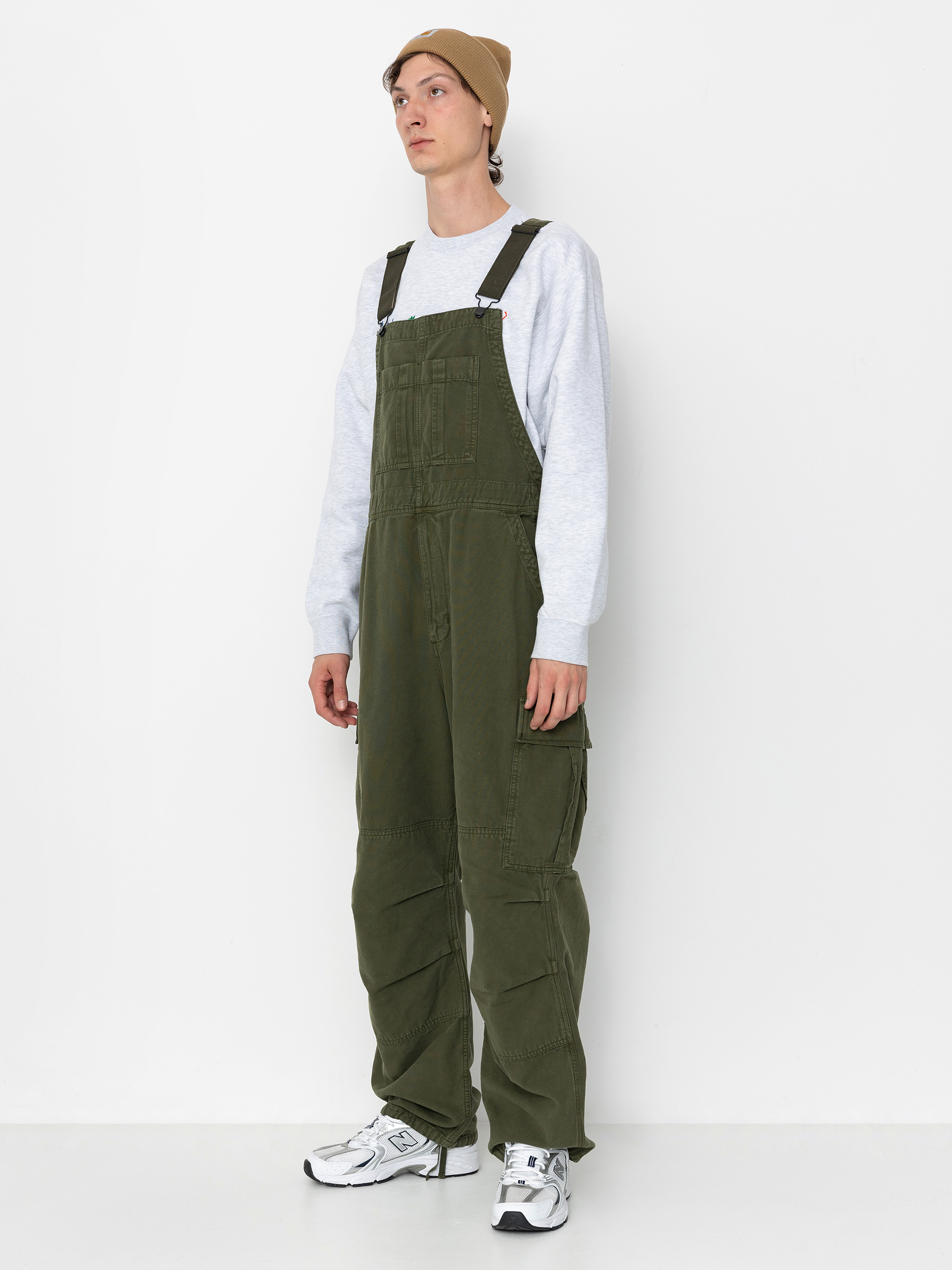 Carhartt WIP Pants Cargo Bib Overall (tarragon)
