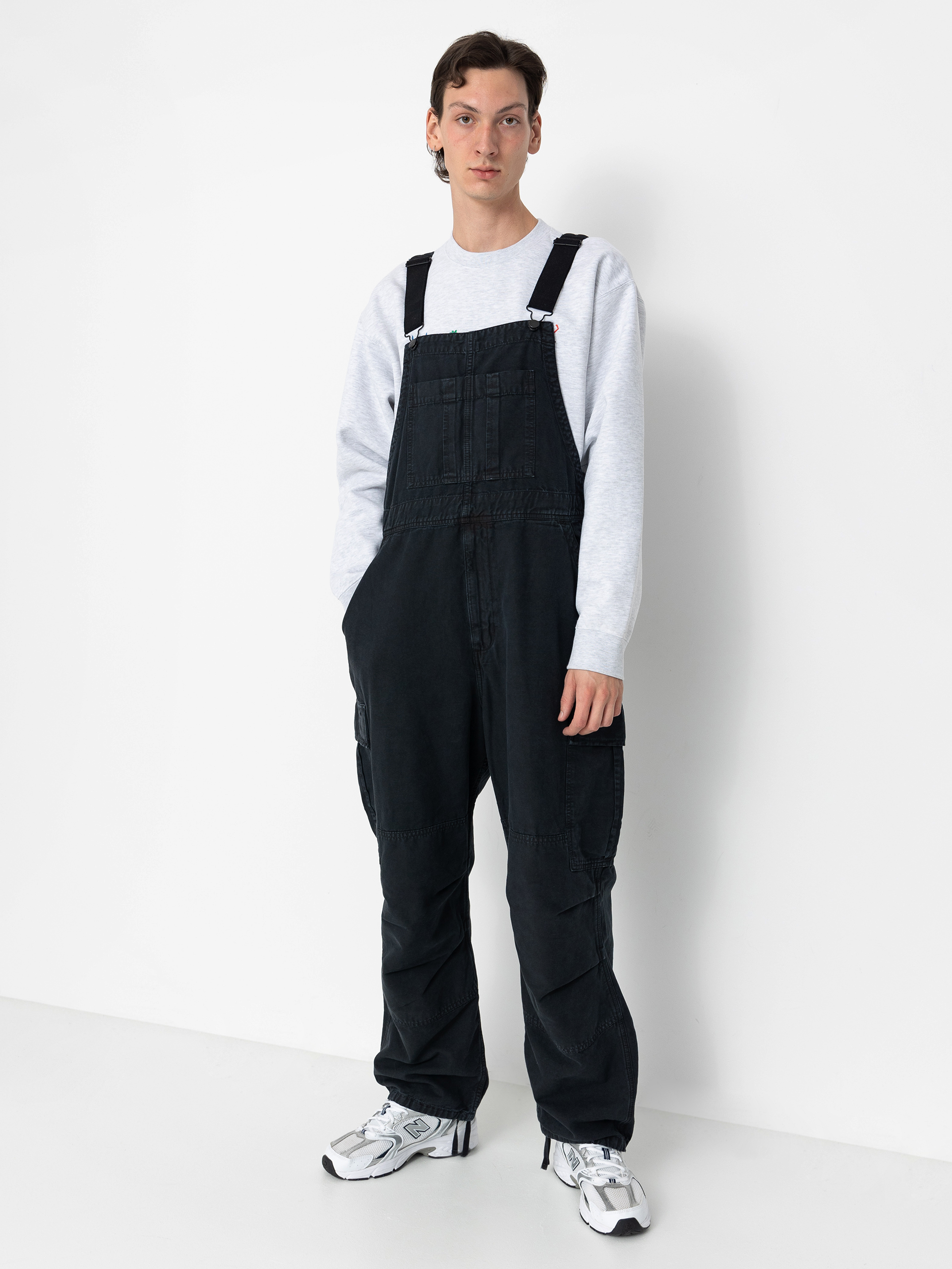 Carhartt WIP Pants Cargo Bib Overall - black (black)